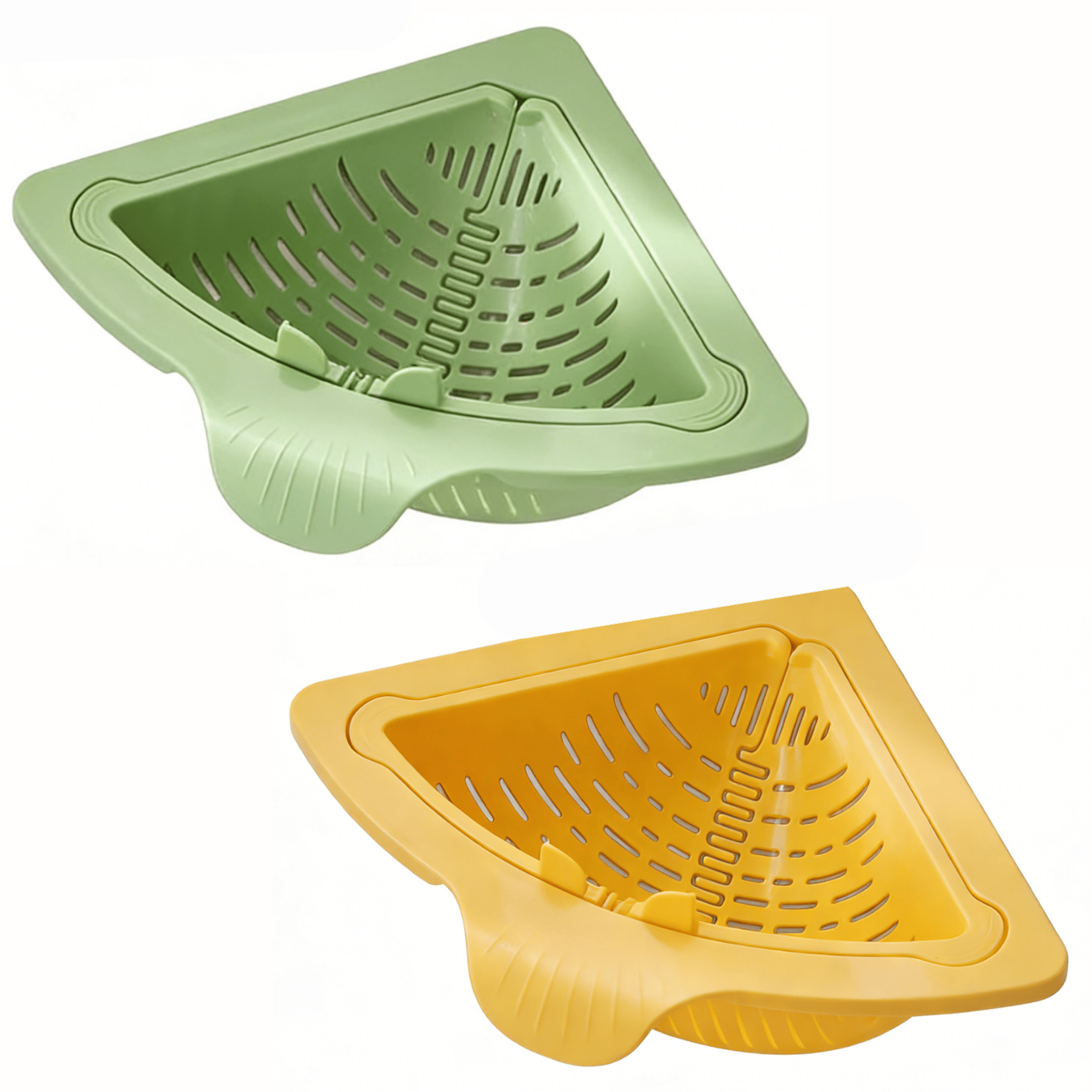🔥Buy 1, Get 1 Free🔺Magnetic Triangular Draining Basket - Kitchen Storage Rack and Colander