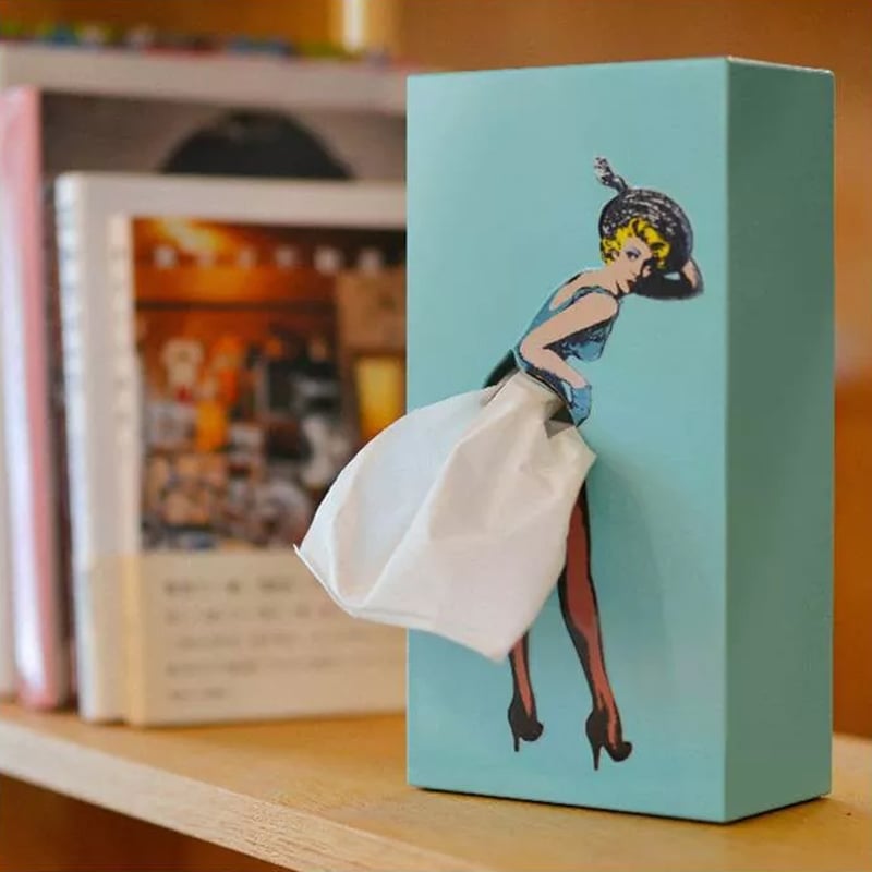 🔥LAST DAY 49% OFF🎁-Cute Flying Skirt Tissue Box ✨