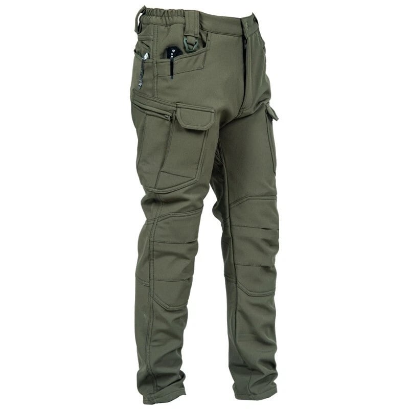 🔥Men's Fleece-Lined Tactical Pants👖 - Windproof Warmth for Outdoors!⭐