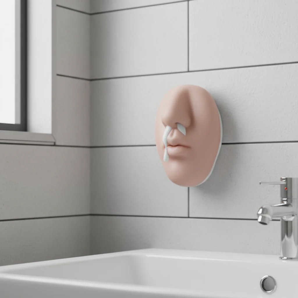 🔥LAST DAY 505 OFF🤣👃Realistic Nose Shape Wall-Mounted Soap Dispenser🧼💧