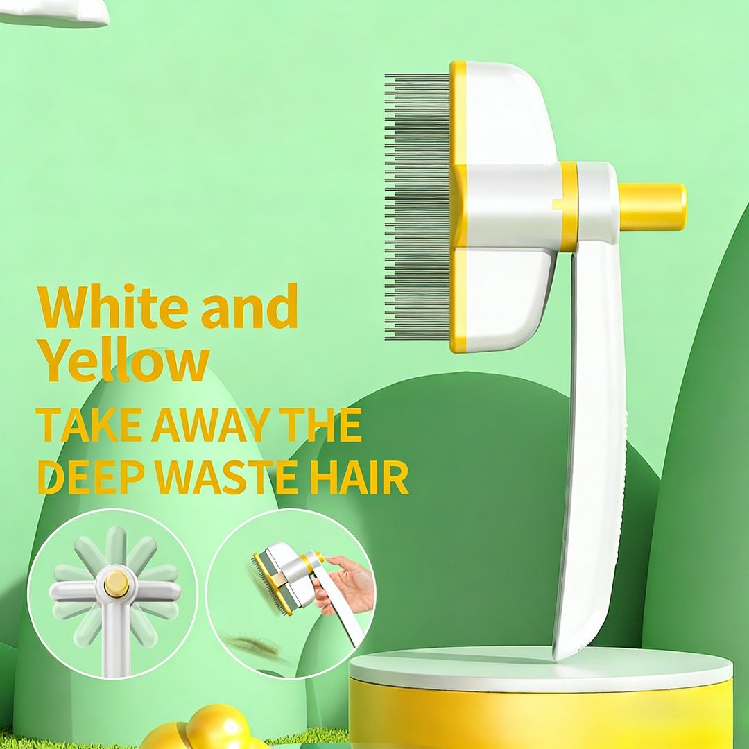 💥 Say Goodbye to Pet Hair! 🔥Pet Comb Grooming Brush✨