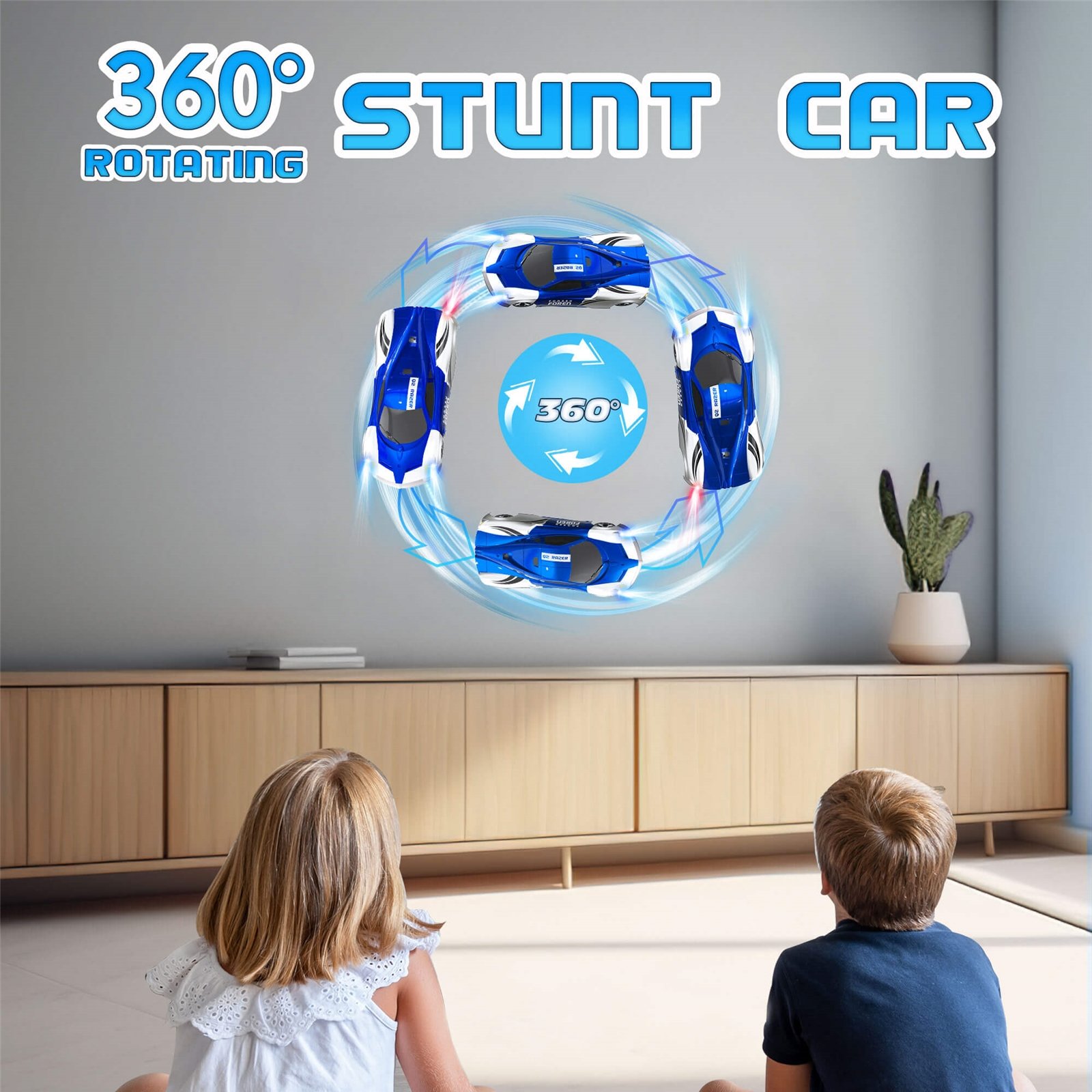 🔥LAST DAY 49% OFF - 2026 New Anti Gravity Wall Climber RC Stunt Car 🎁