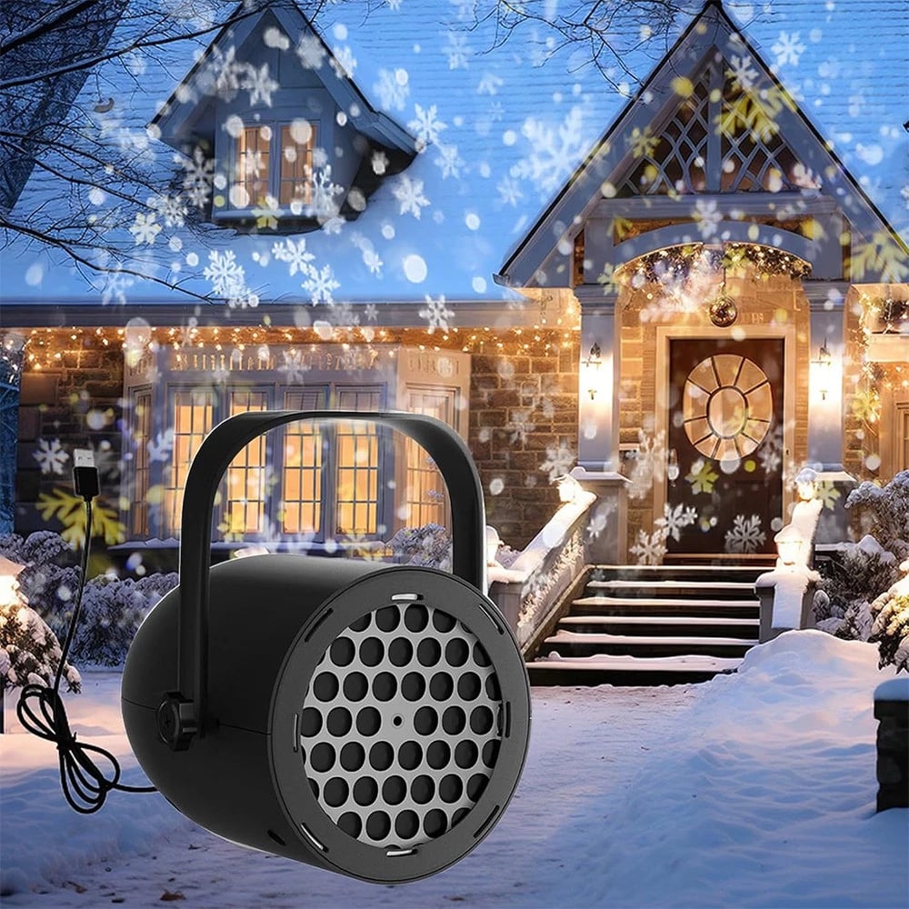 🎄Weihnachts-Schnäppchen🎁LED-Dynamic-Weihnachts-Projektor | wechselbare Motive🎅❄️