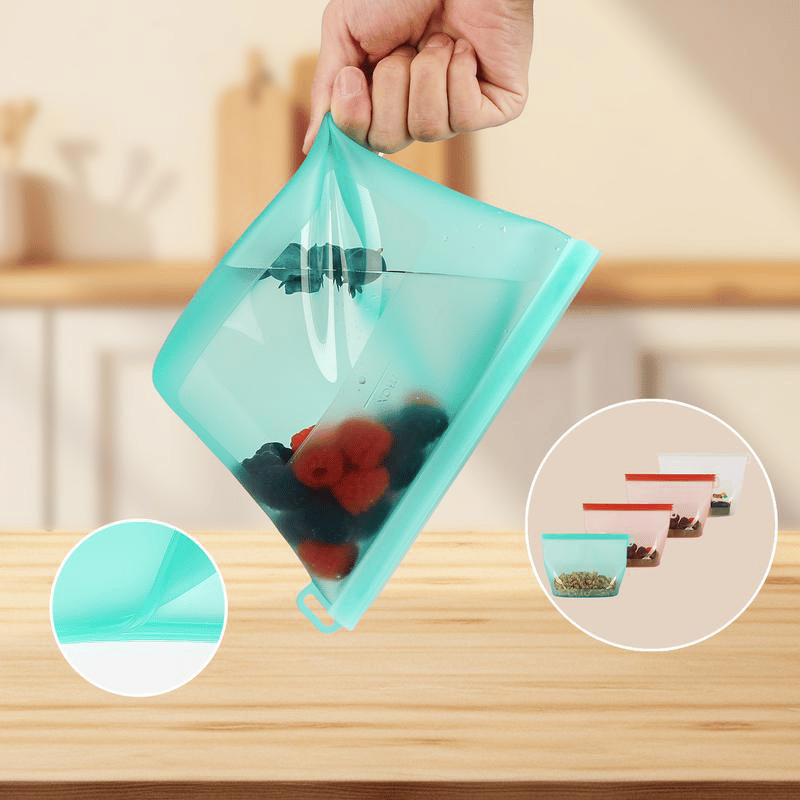 🍳Reusable silicone food storage bags⭐