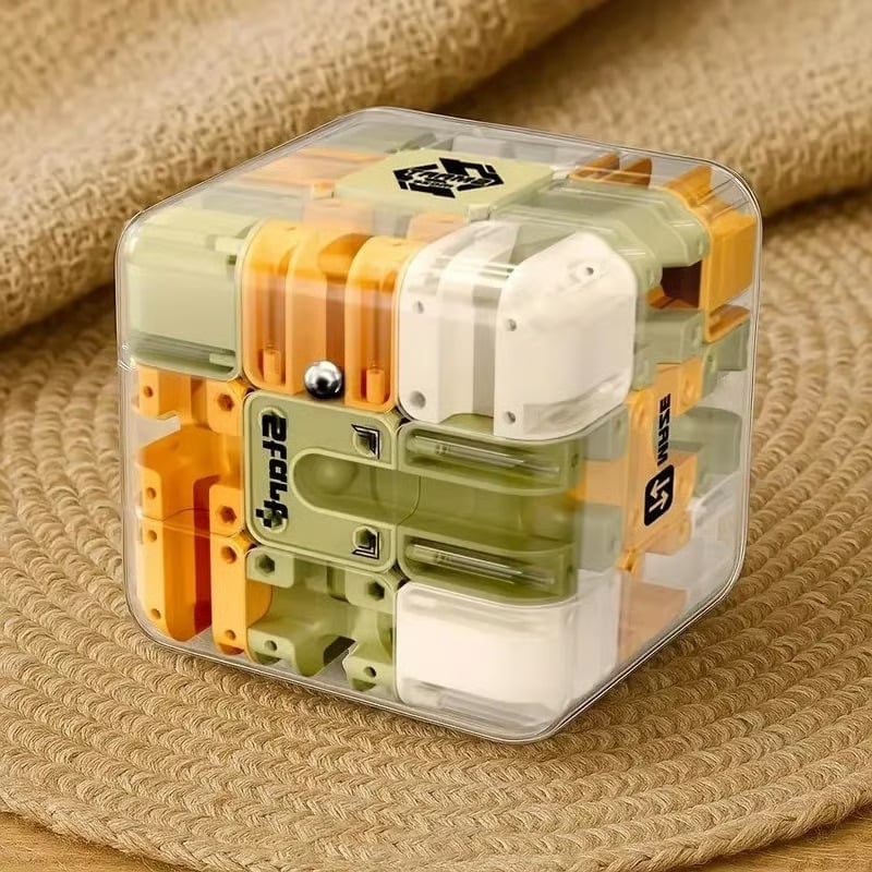 🔥 LAST DAY 49% OFF - 2026 New 3D Rolling Ball Maze Cube 🎁