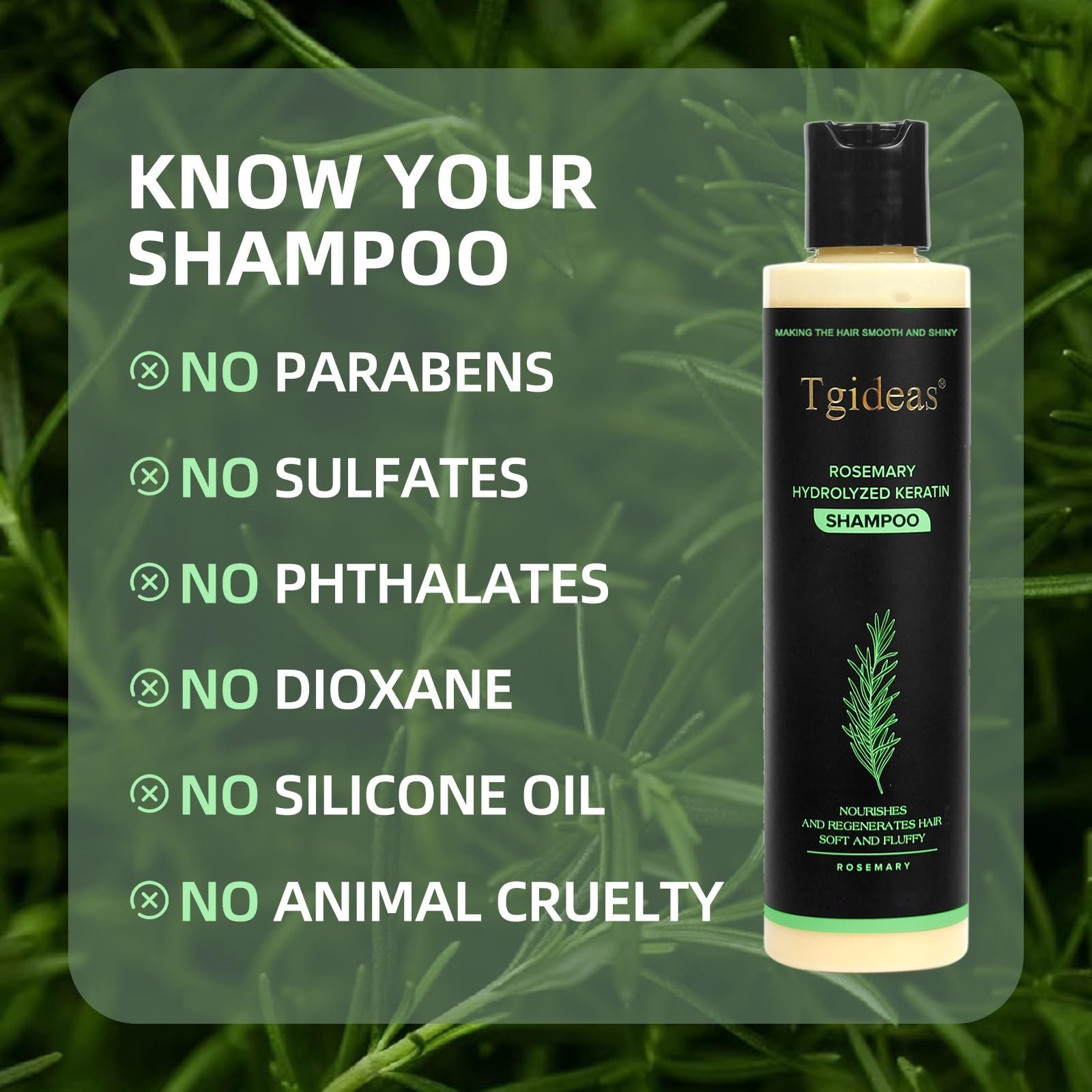 🔥Tgideas Organic Rosemary Hair Growth Shampoo🔥