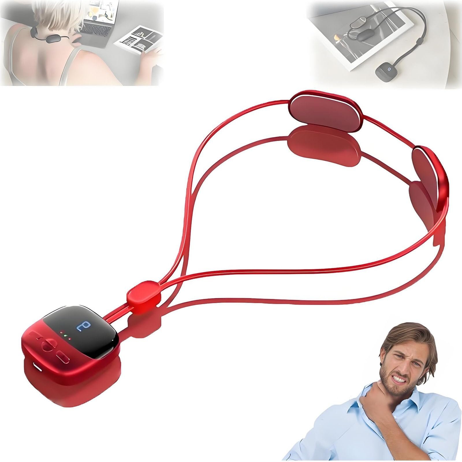 🎁Last Day 49% OFF  Mini portable neck Massager - Intelligent hanging cervical massage