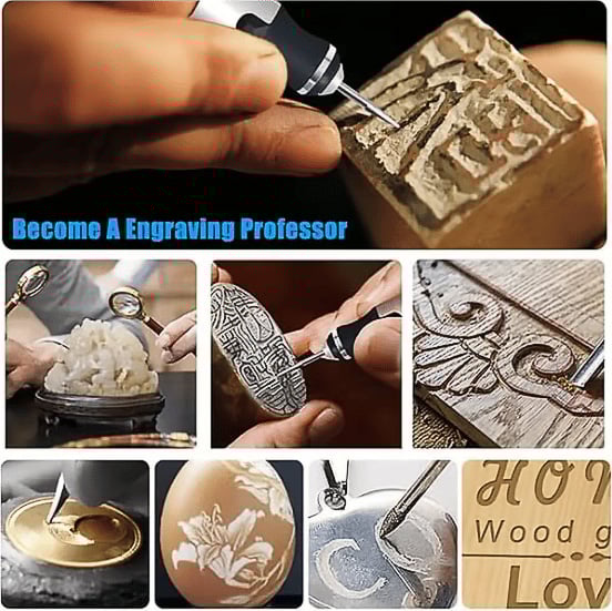 ⏰Last 4 hours Sale: Save 49%🔥Resparked Customizer Engraving Pen with 3 speed adjustment speeds✨