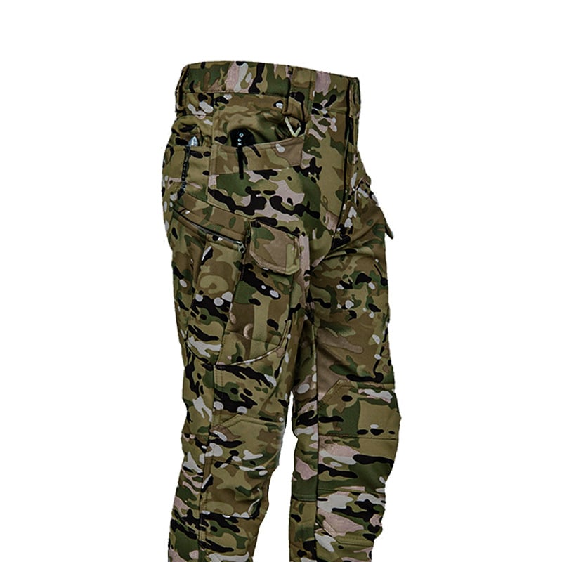 🔥Men's Fleece-Lined Tactical Pants👖 - Windproof Warmth for Outdoors!⭐