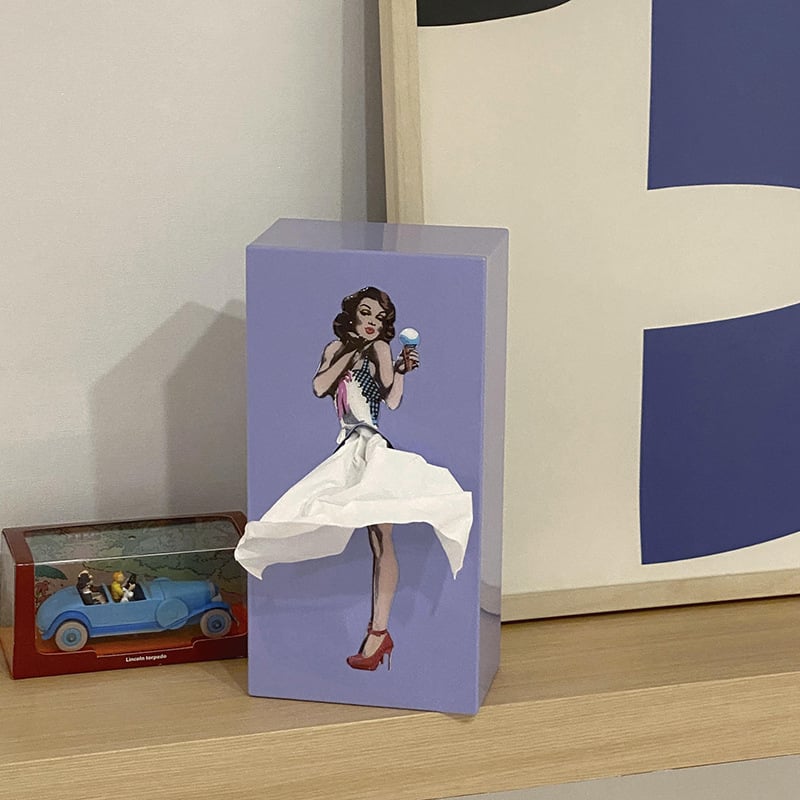 🔥LAST DAY 49% OFF🎁-Cute Flying Skirt Tissue Box ✨