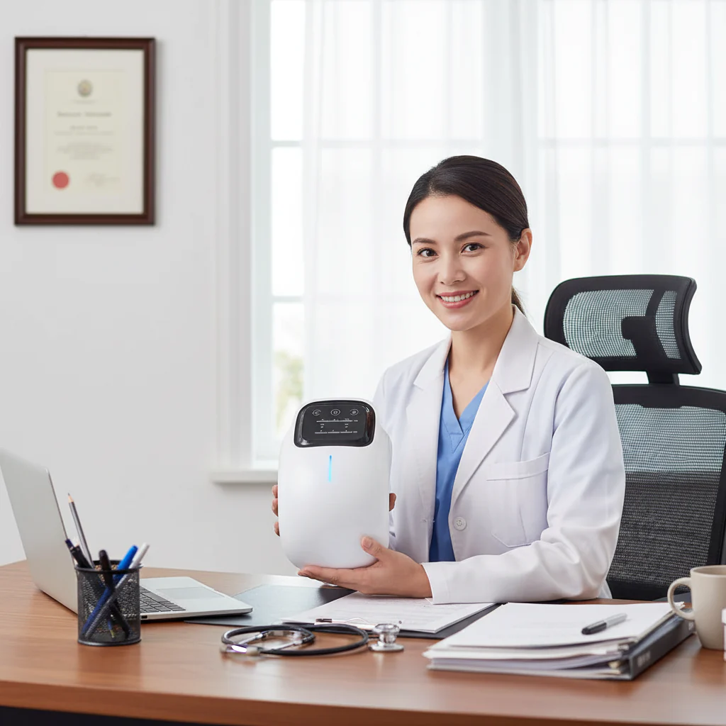 Portable Rechargeable Knee Massager – Heat & Vibration Pain Relief