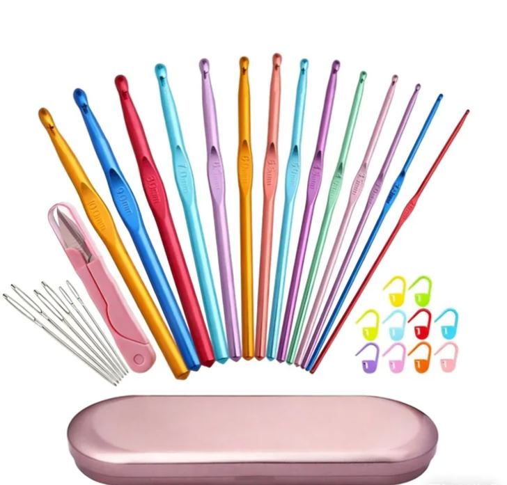 🔥LAST DAY 50% OFF🧶Colorful knitted and crocheted set🧵🌈