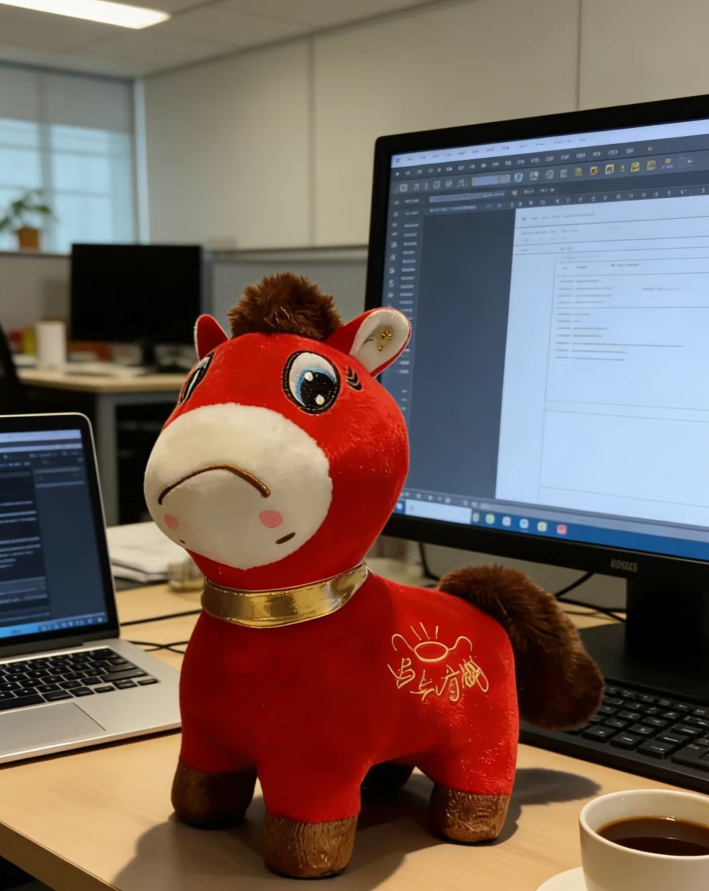 🔥LAST DAY 50% OFF🐴 2026 Year of the Horse Mascot Plush Toys: Crying Horse and Laughing Horse✨🎉