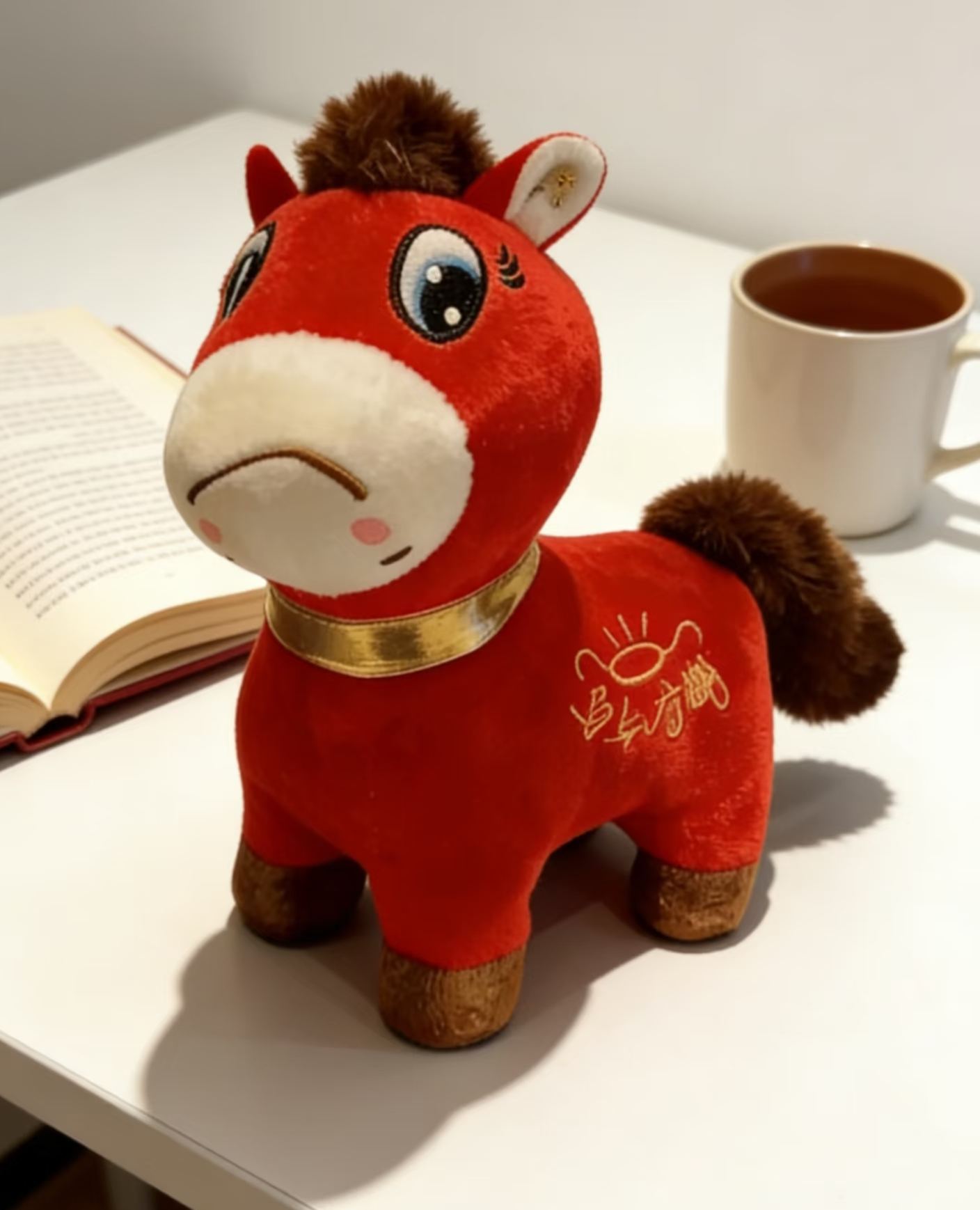 🔥LAST DAY 50% OFF🐴 2026 Year of the Horse Mascot Plush Toys: Crying Horse and Laughing Horse✨🎉