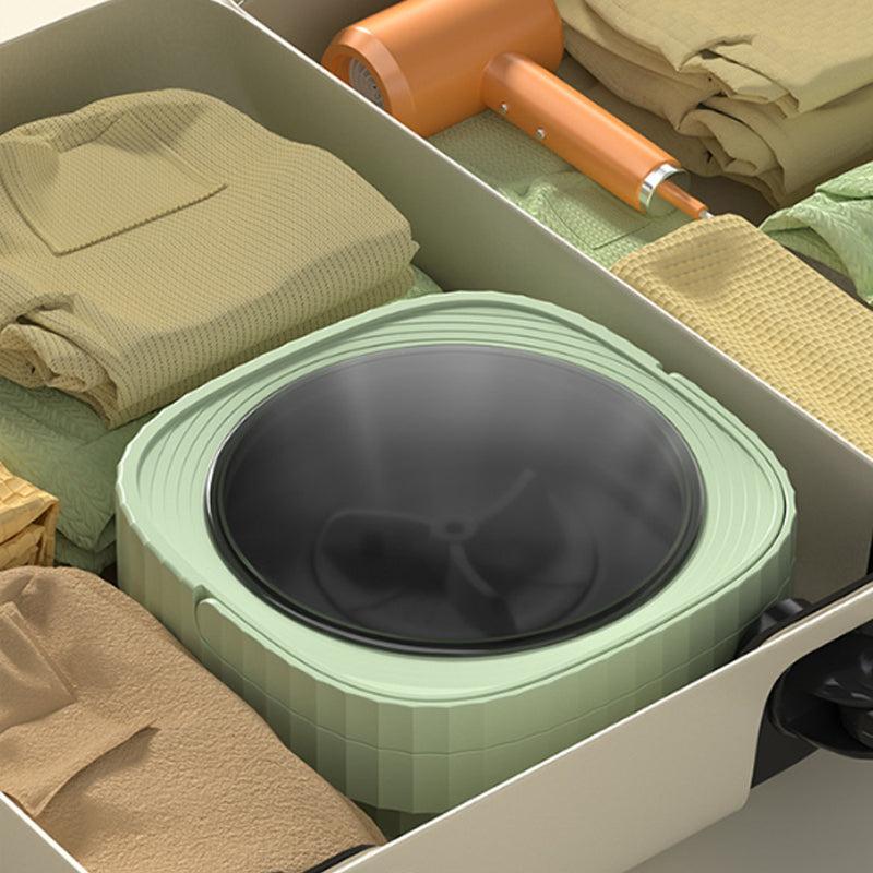 💥60% CHRISTMAS SALE! 🔥 MINI FOLDING WASHING MACHINE - Antibacterial & Portable, Perfect for Travel, Dorm and Small Spaces ✈️👕