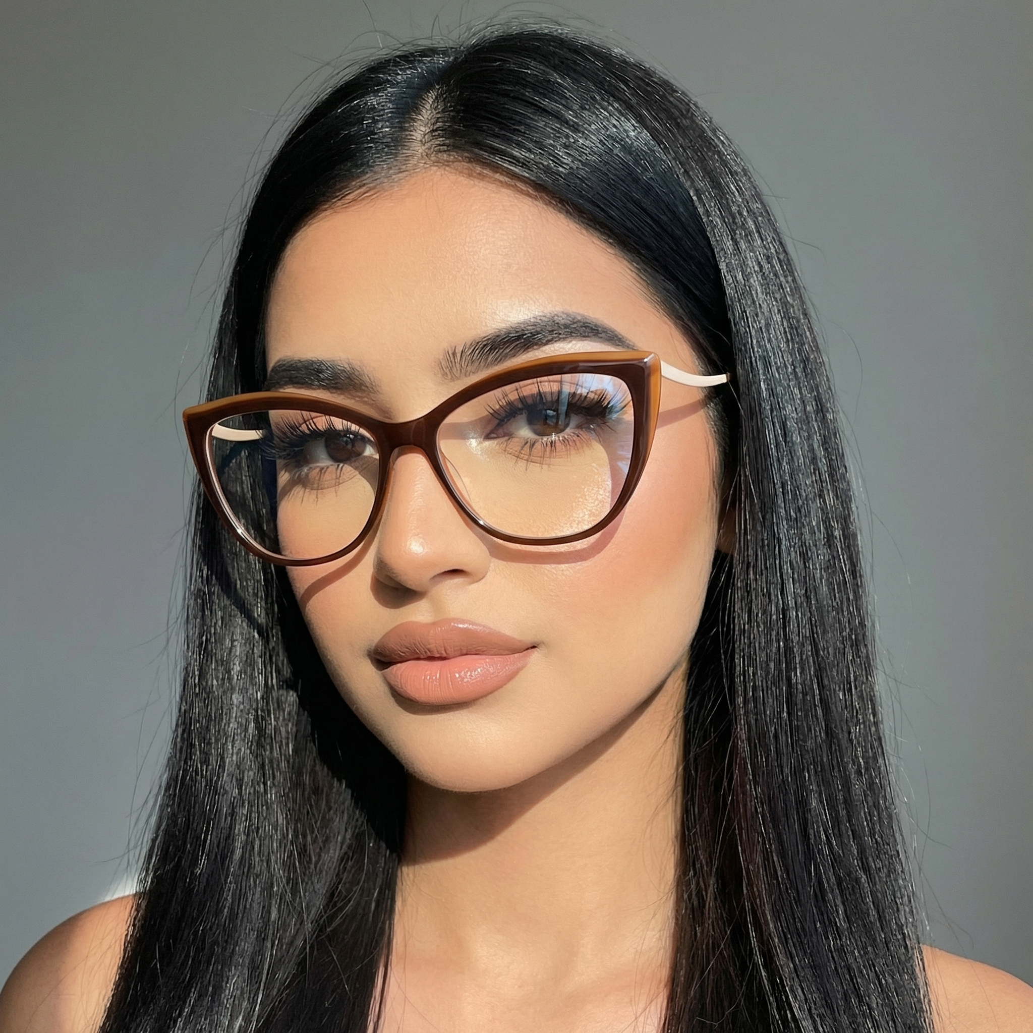 Cat-Eye Glasses #69-z505