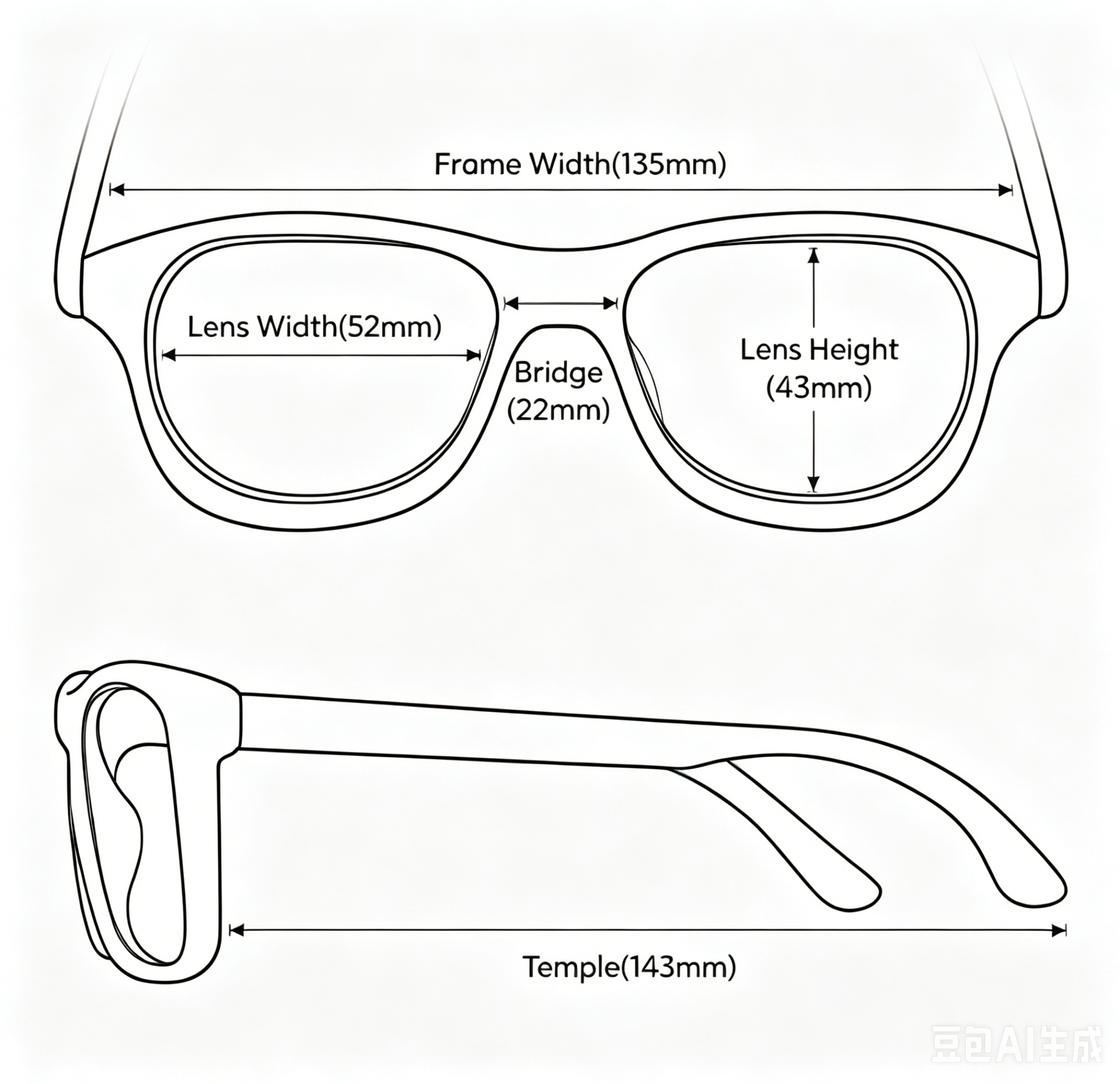 Aviator Glasses #mj-8804