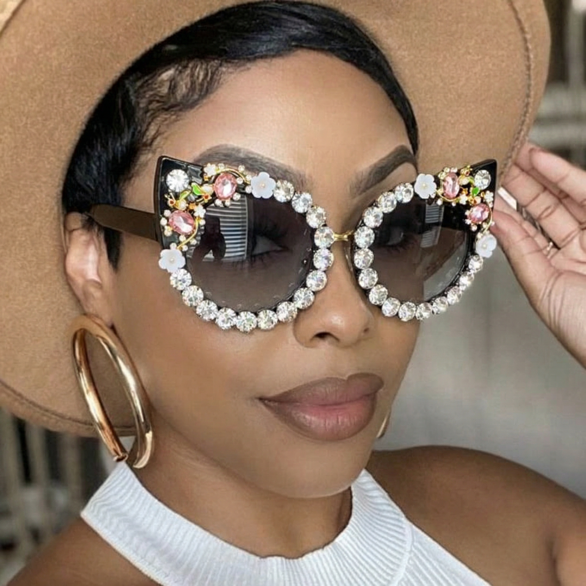 Cat-Eye Glasses #bx-80364