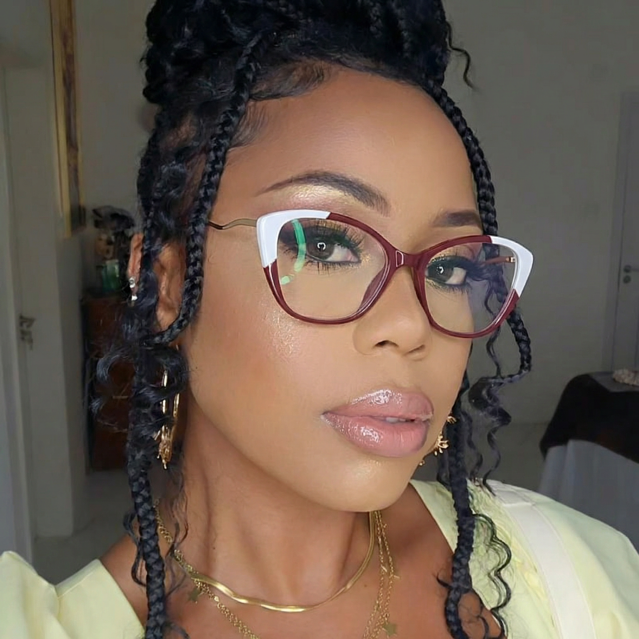 Cat-Eye Glasses #wr-87169