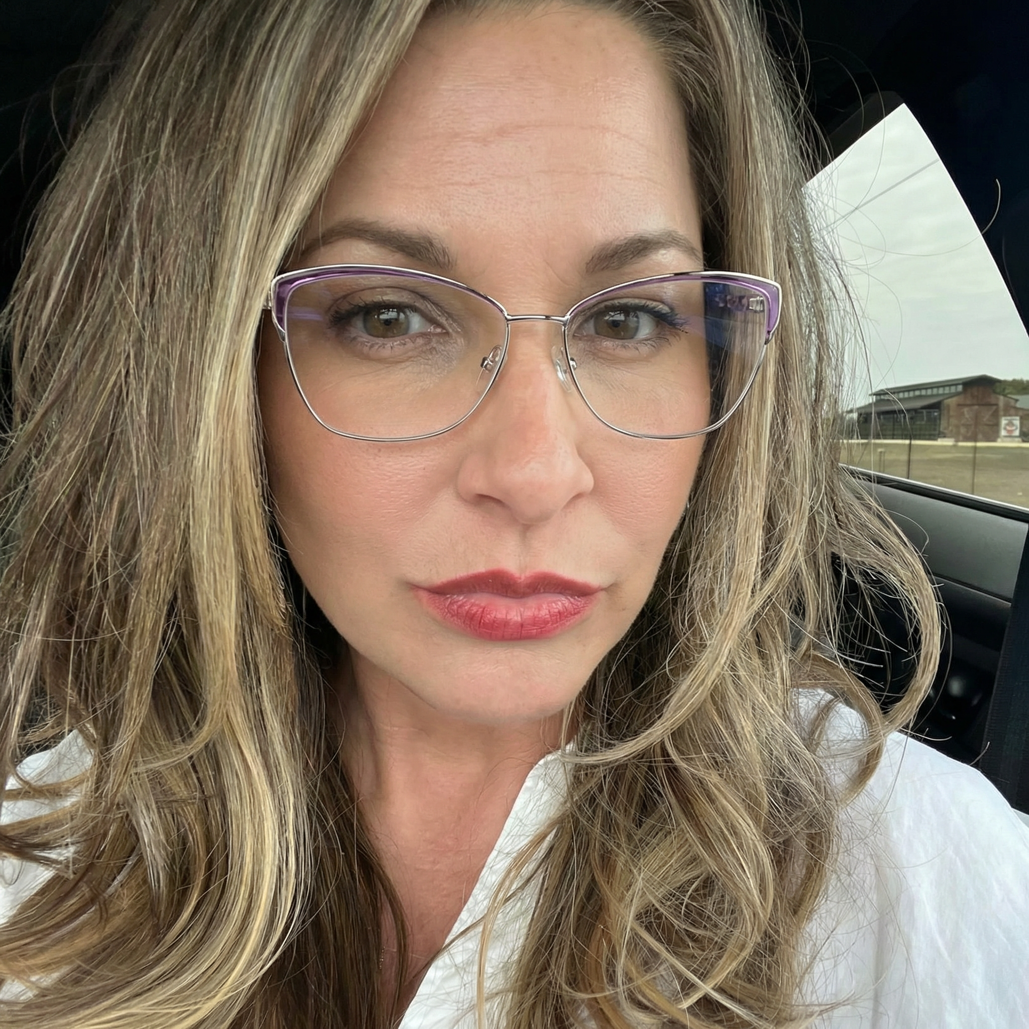 Square Glasses #69-3673