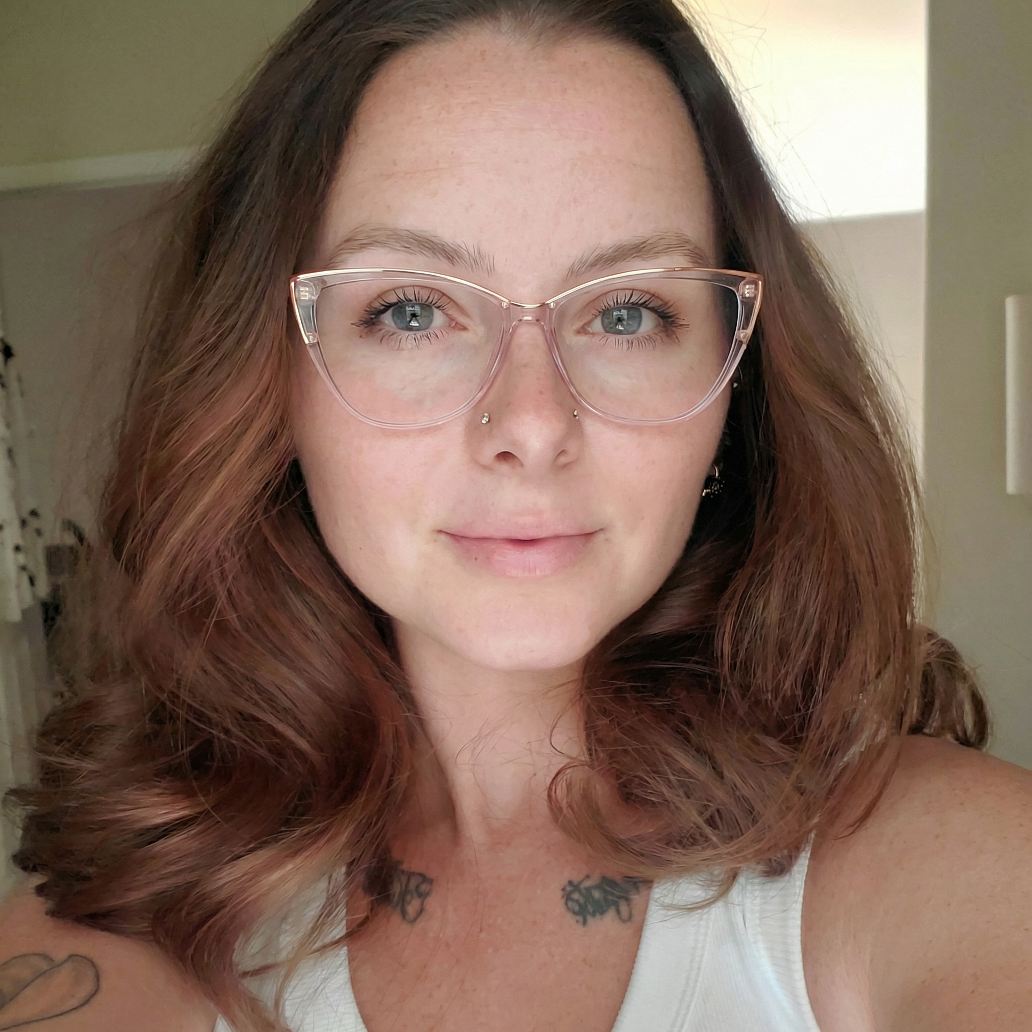 Cat-Eye Glasses #wr-87092