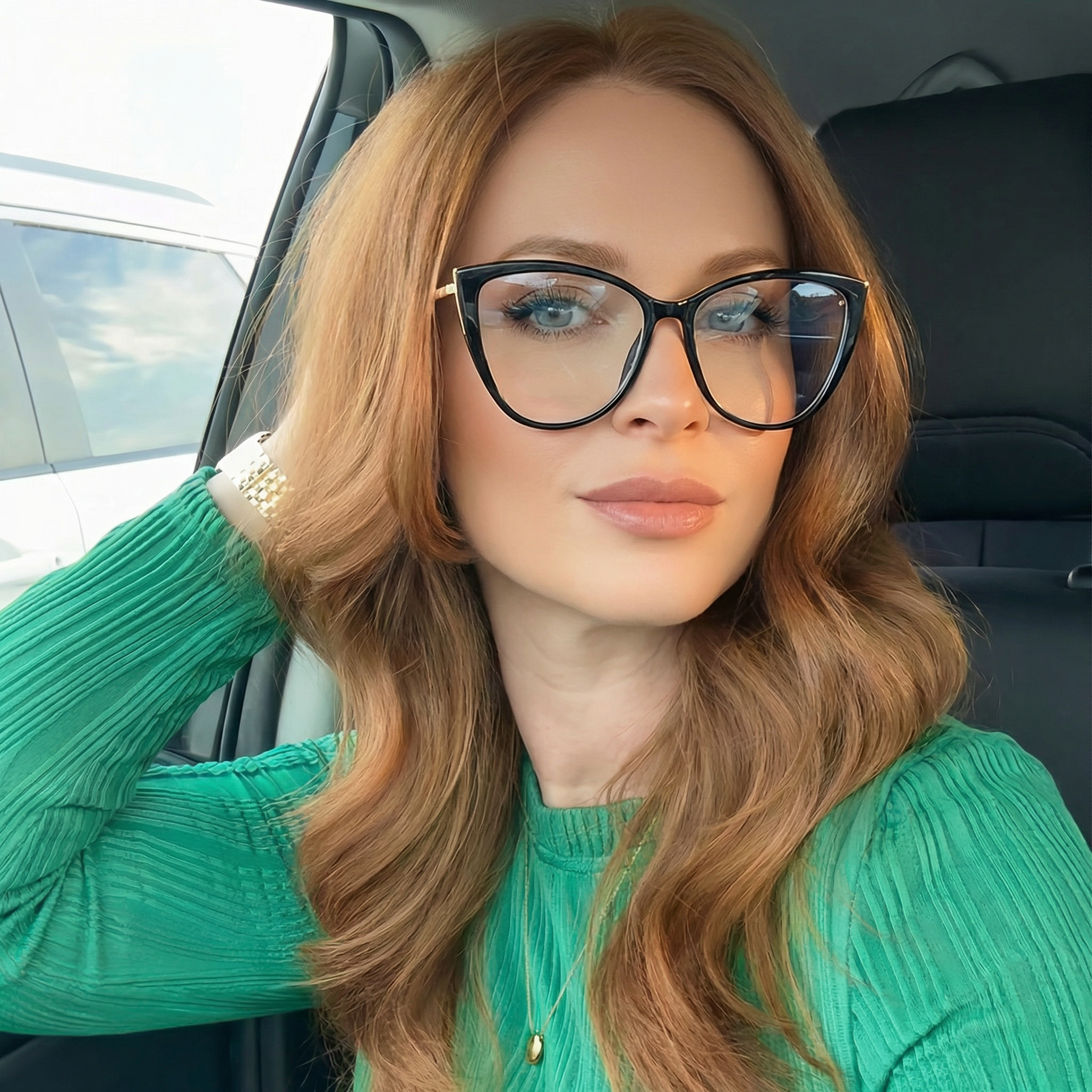 Cat-Eye Glasses #wr-87092
