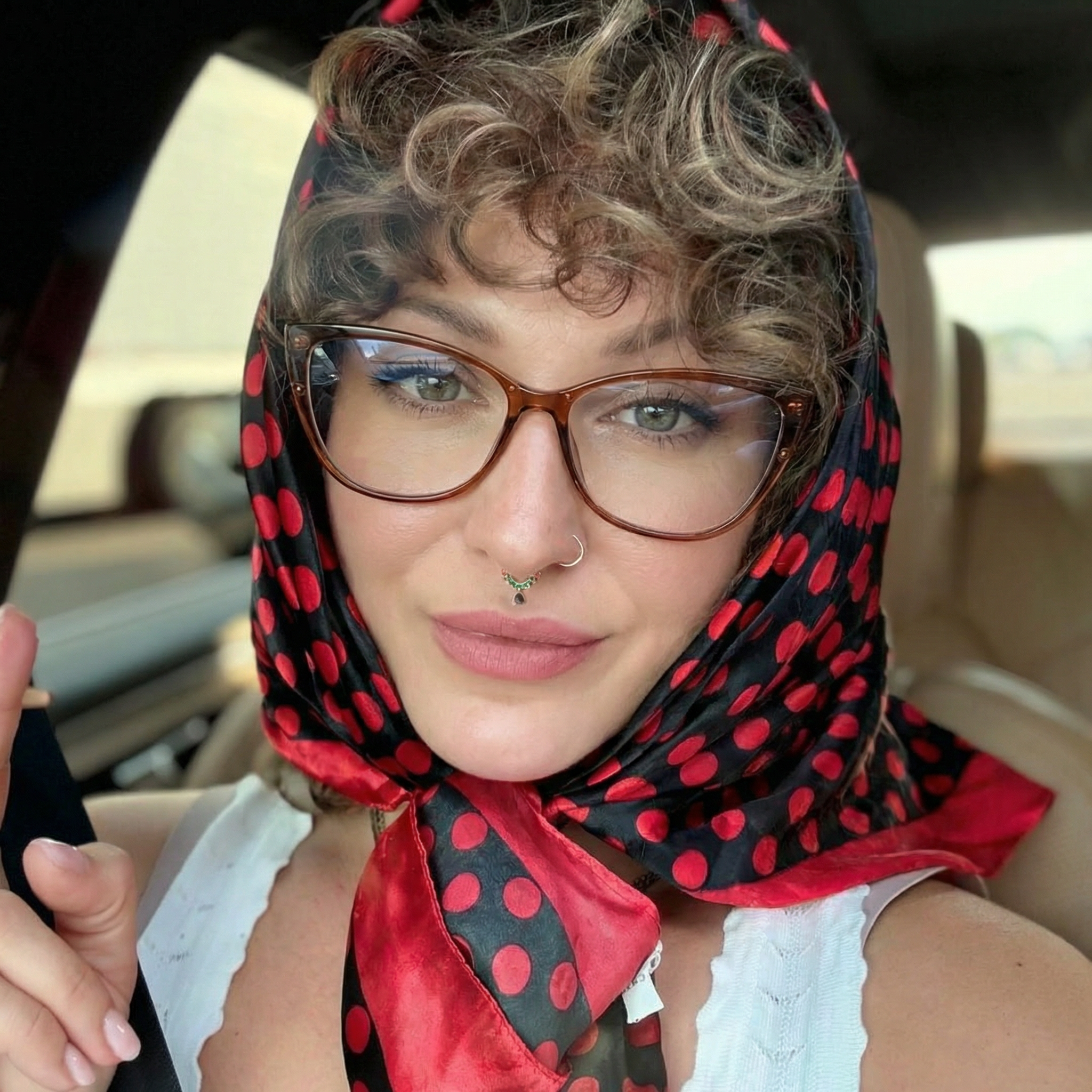 Cat-Eye Glasses #wr-87092
