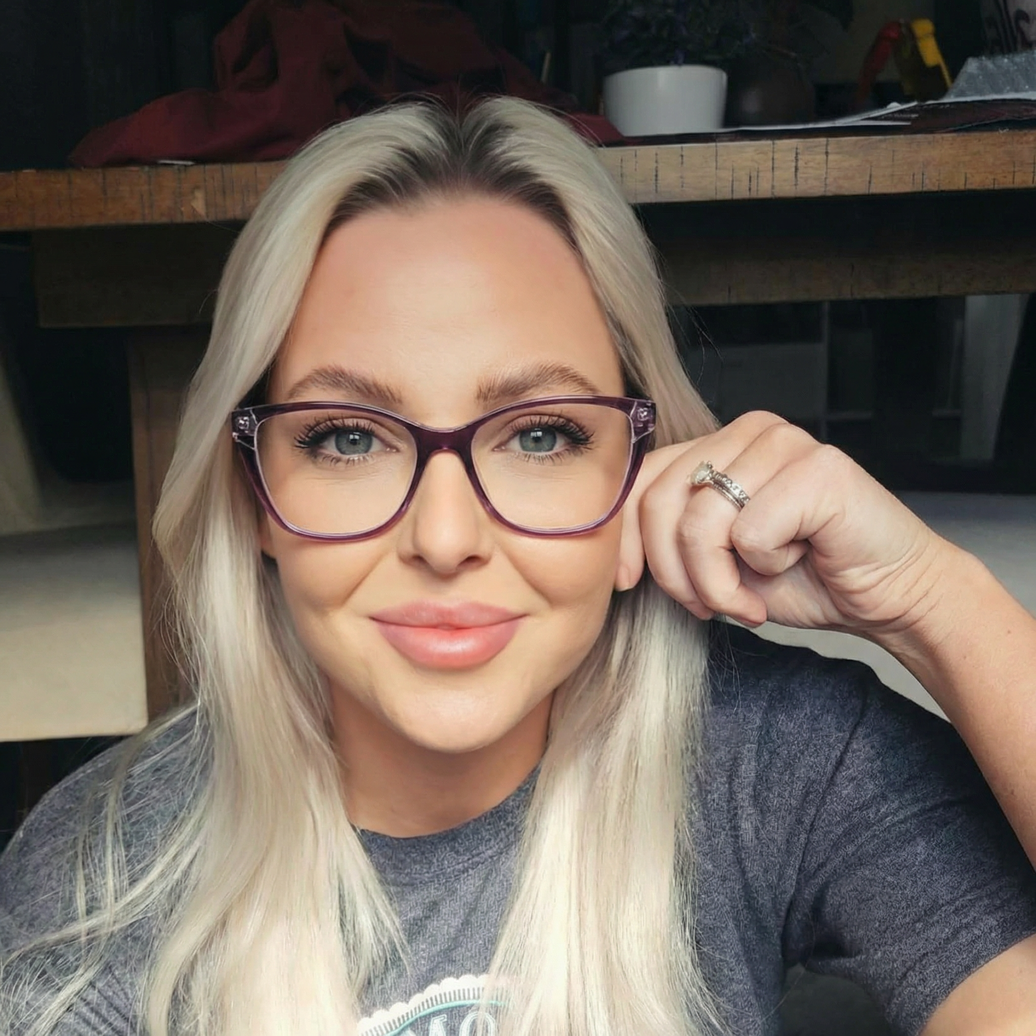 Square Glasses #wr-87134