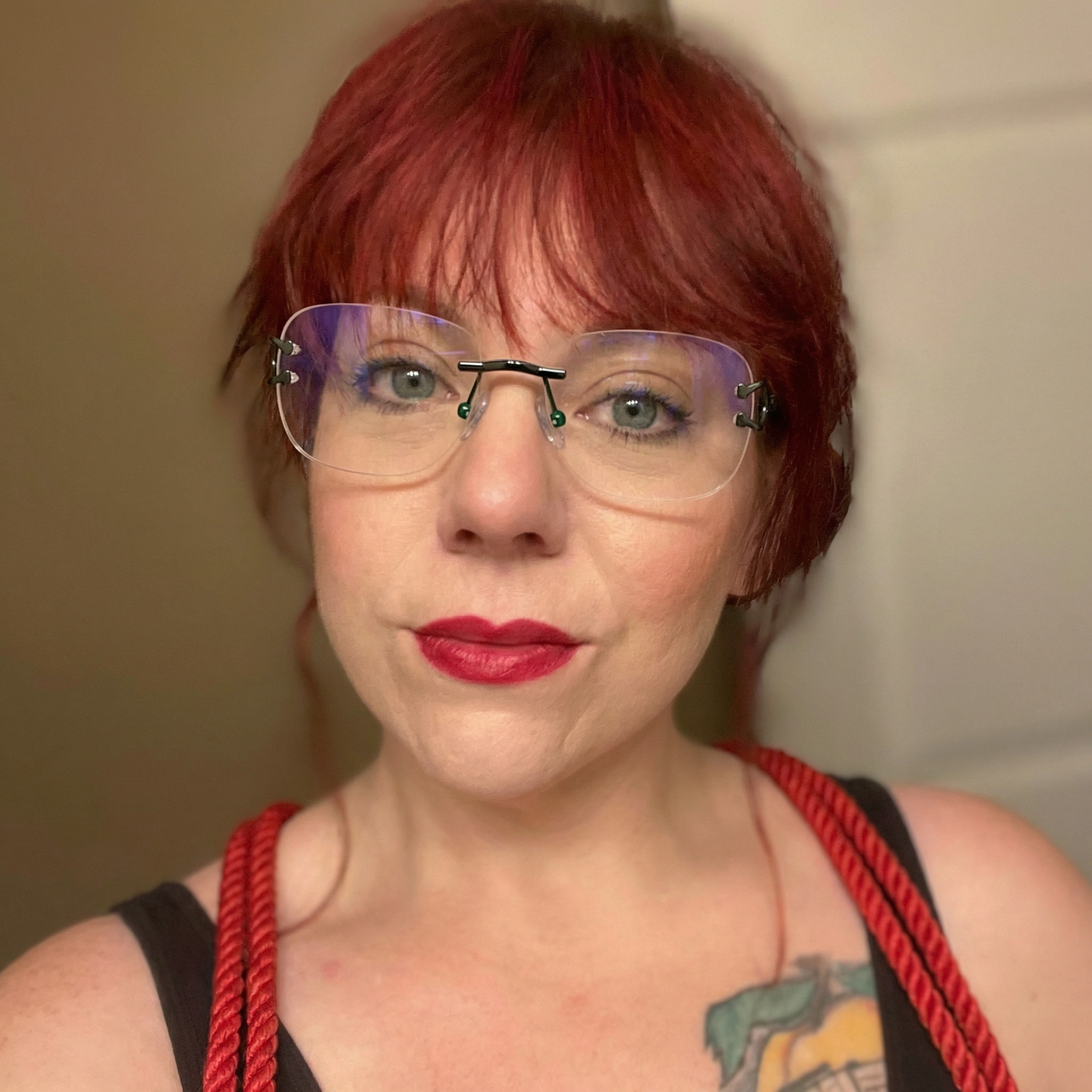 Rimless Square Glasses #69-cto2530