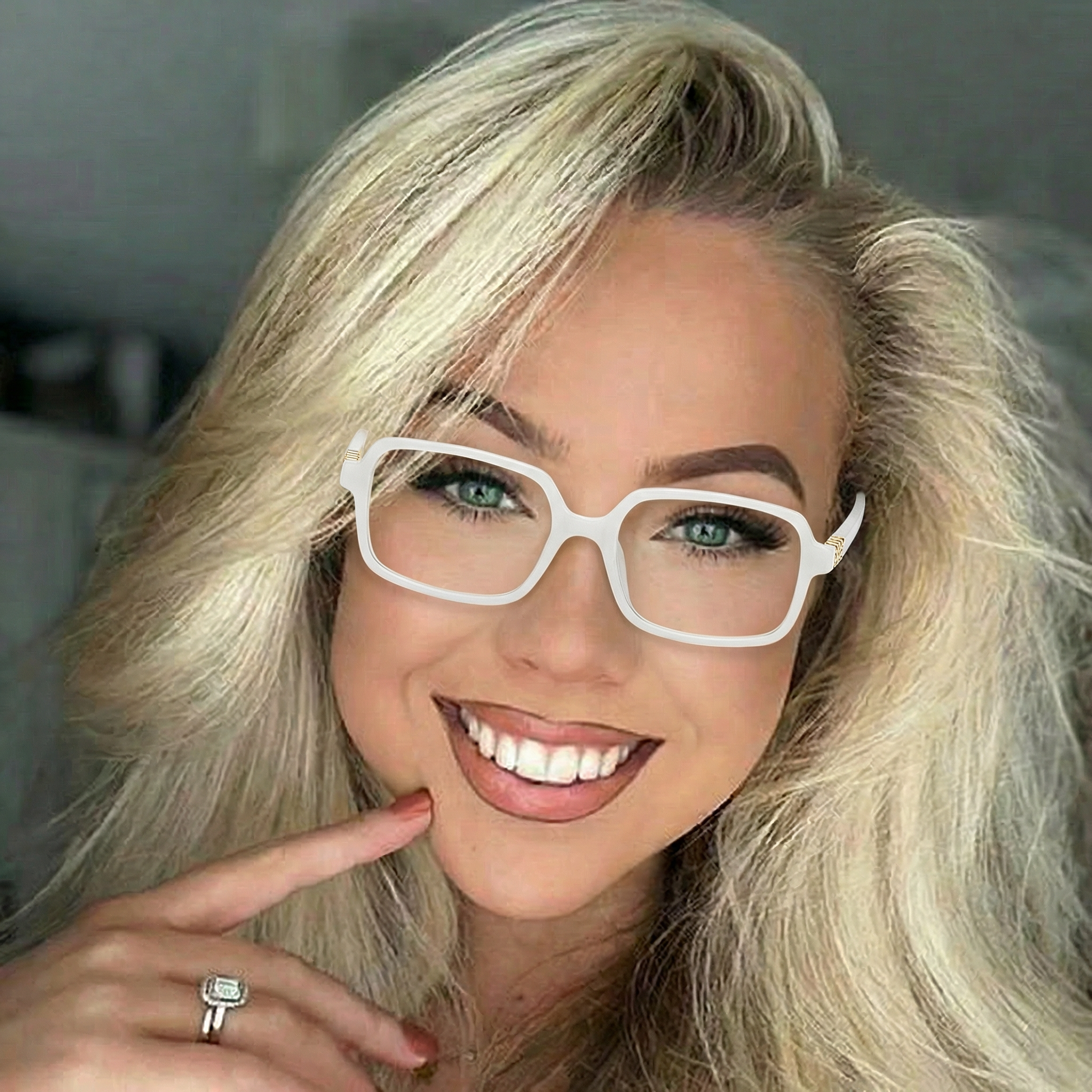 Rectangle Glasses #ms-23107