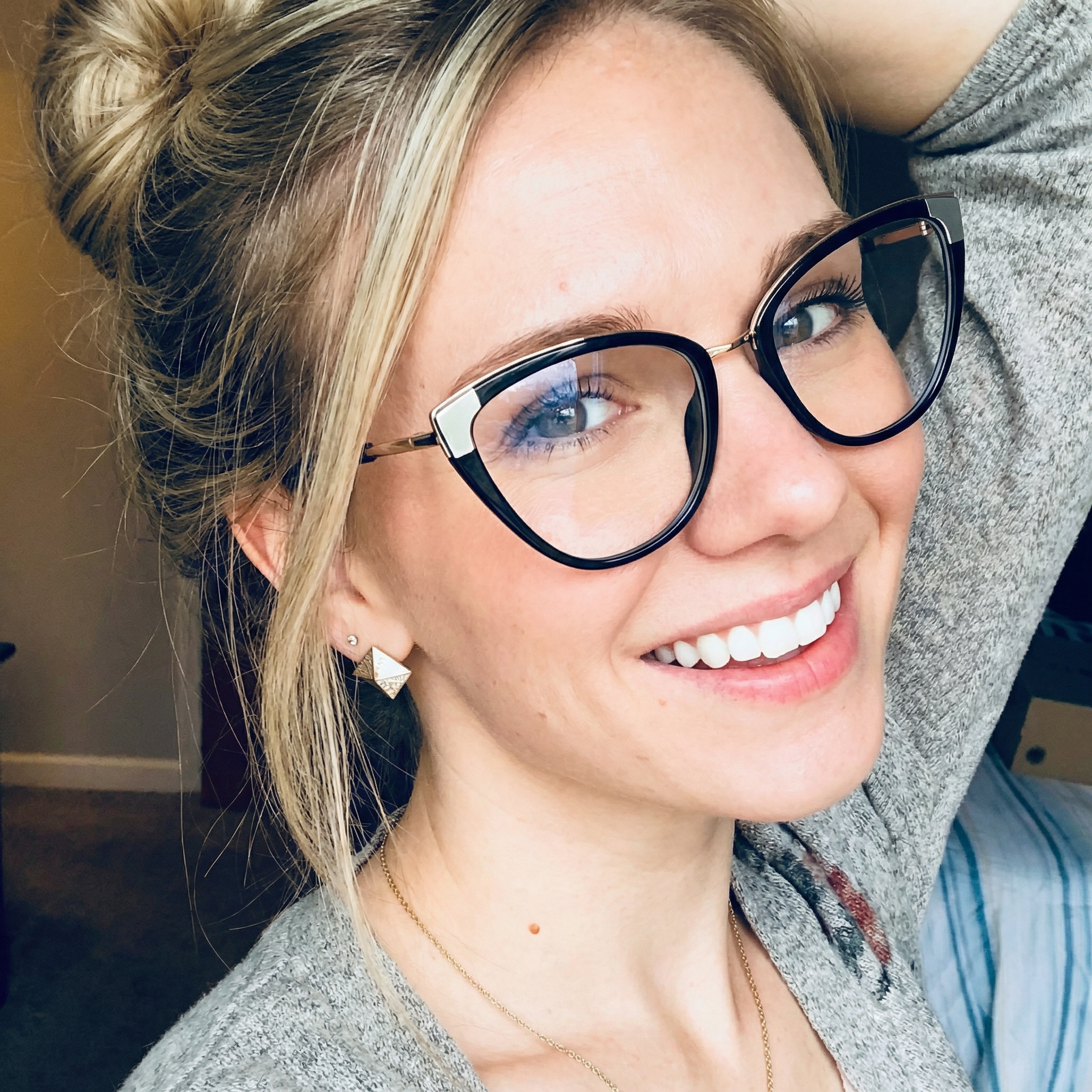 Cat-Eye Glasses #wr-87098