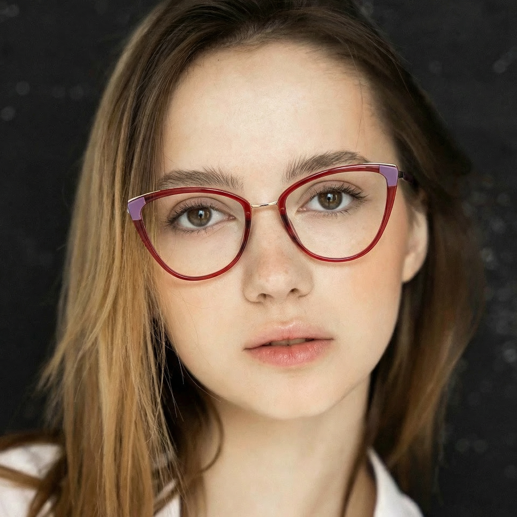 Cat-Eye Glasses #wr-87098