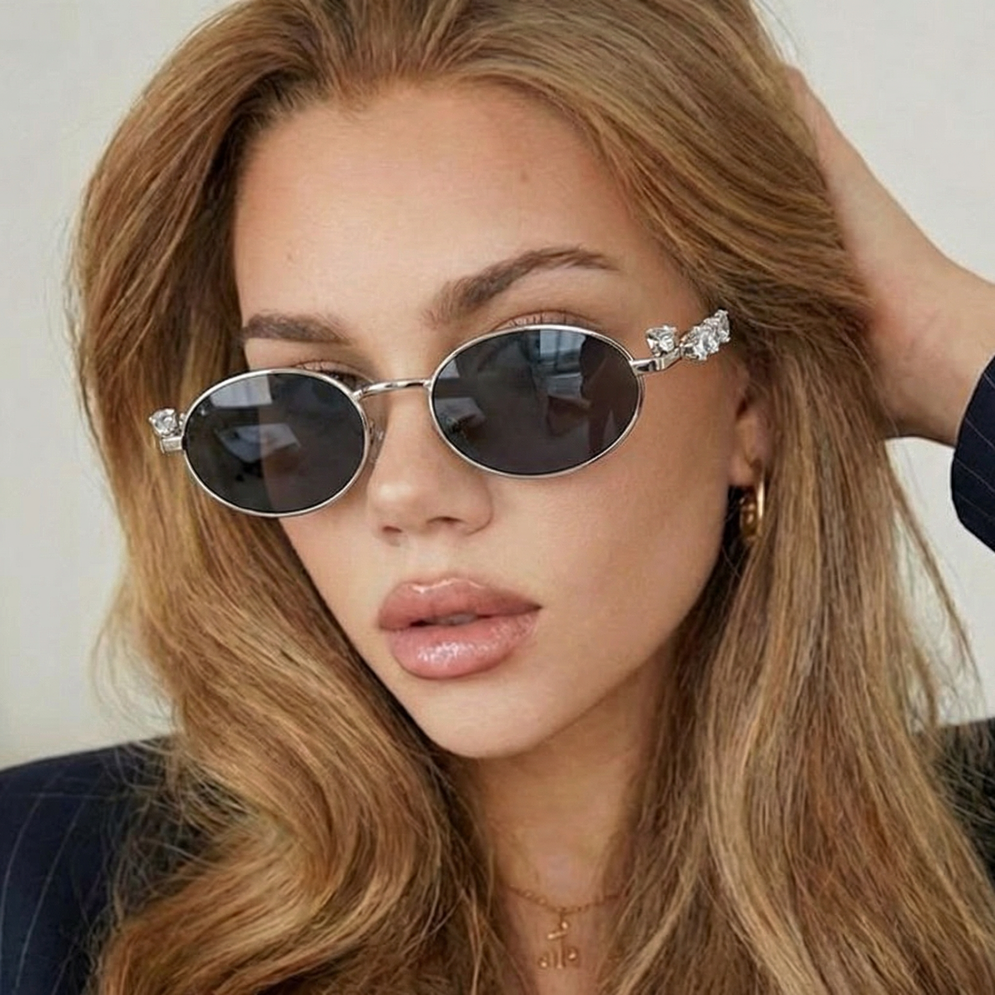 Oval Sunglasses #yl-YL8657