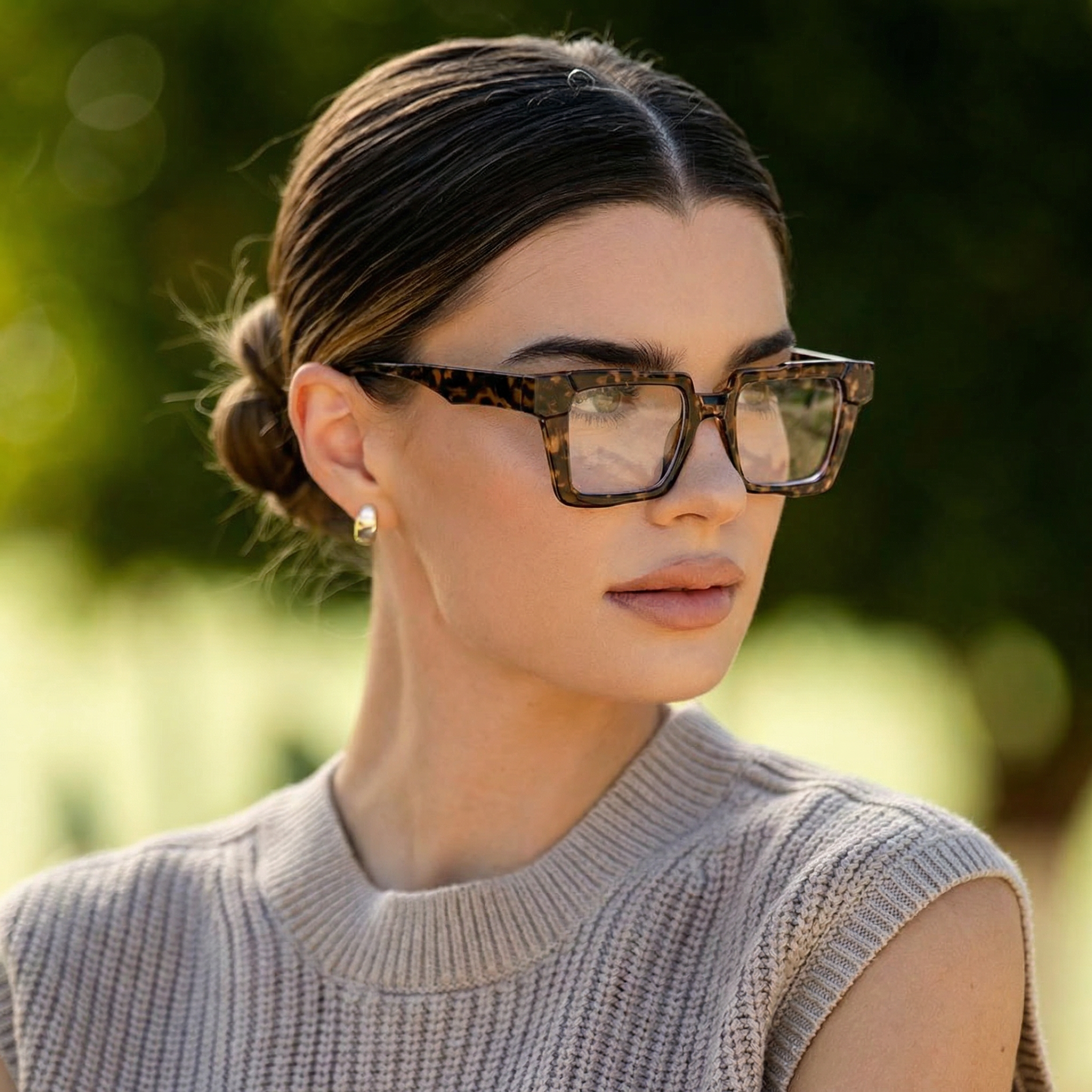 Square eyeglass #ml-3037