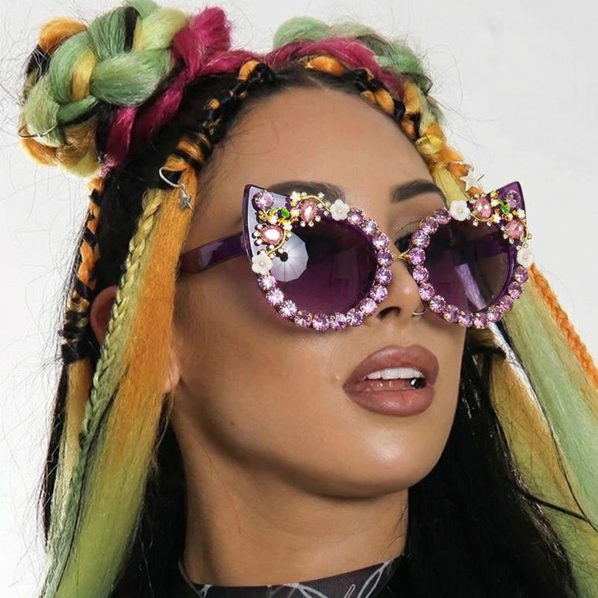 Cat-Eye Glasses #bx-80364