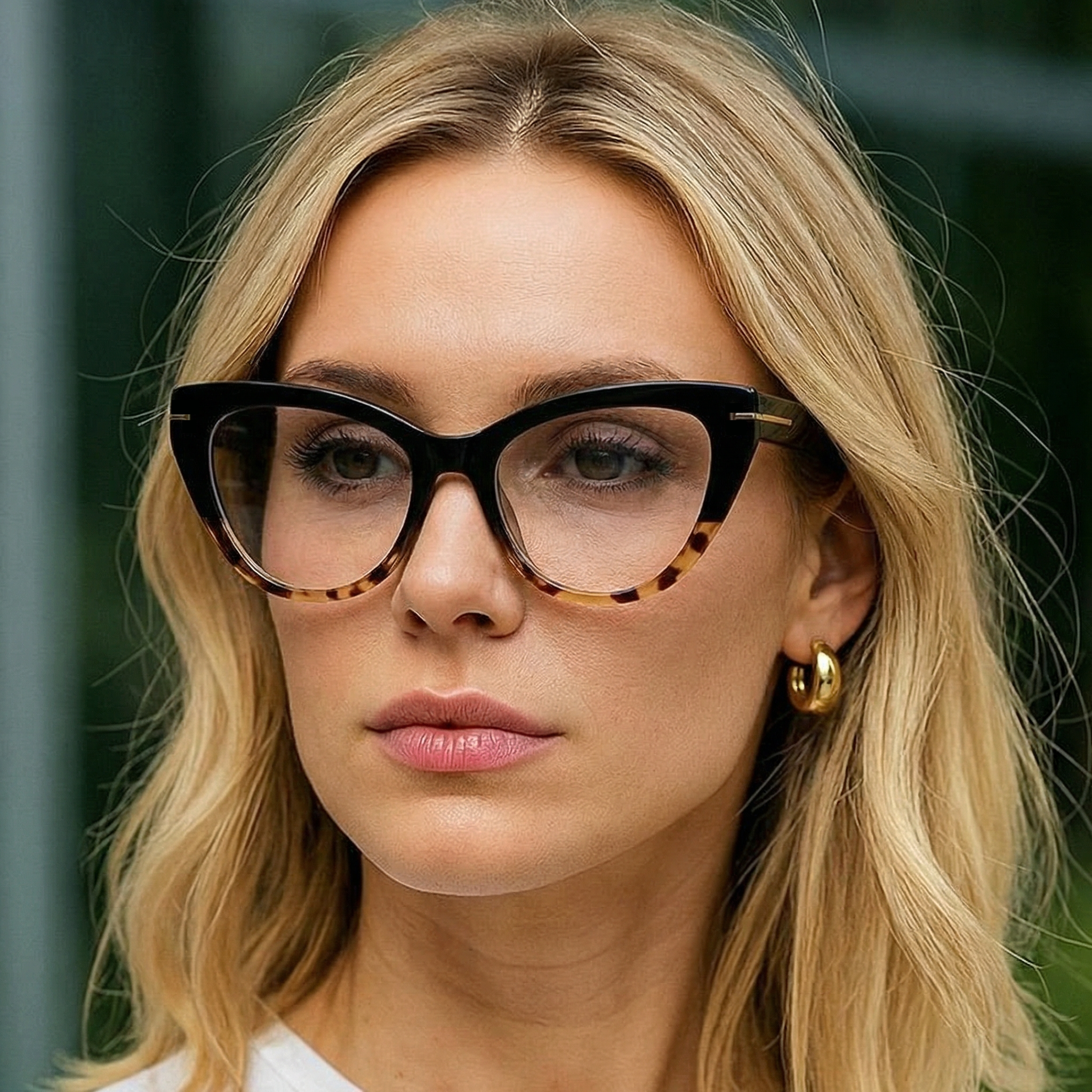 Cat-Eye Glasses #sjjz-072
