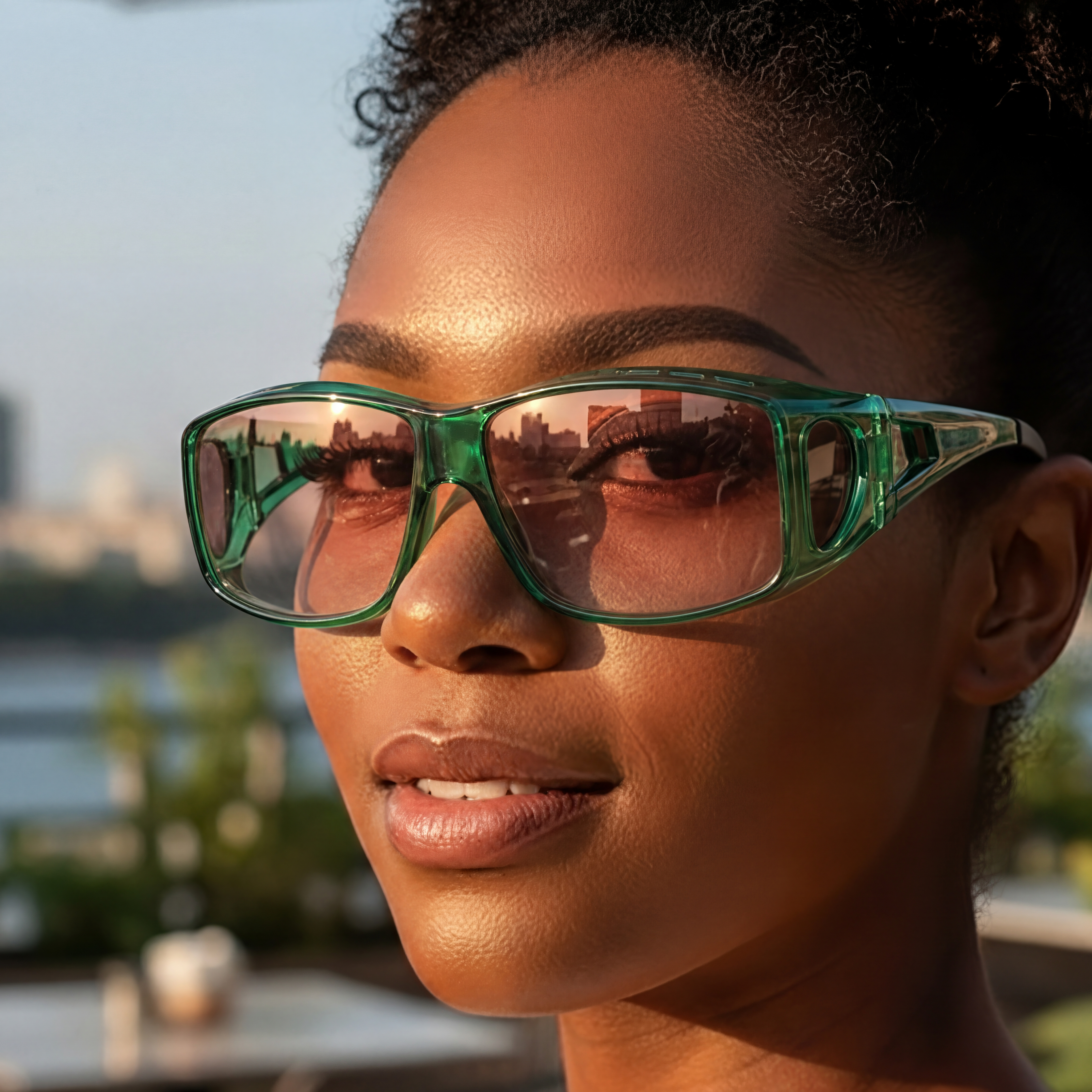 Rectangle Glasses #qc-0311