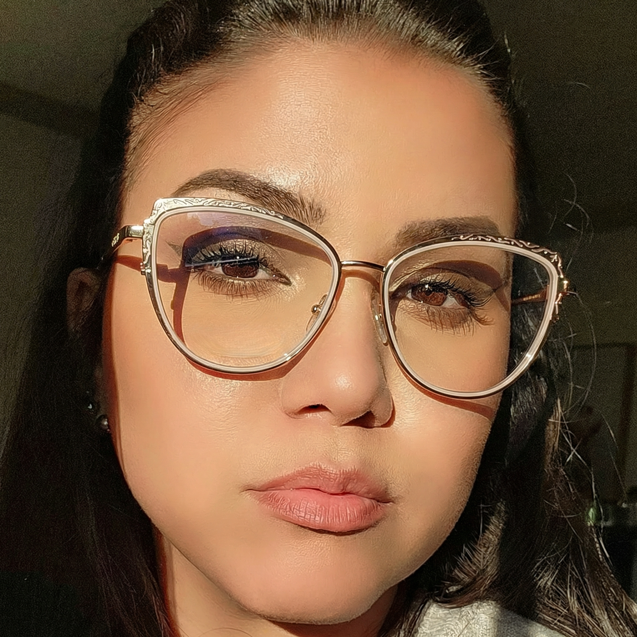 Cat-Eye Glasses #wr-87085