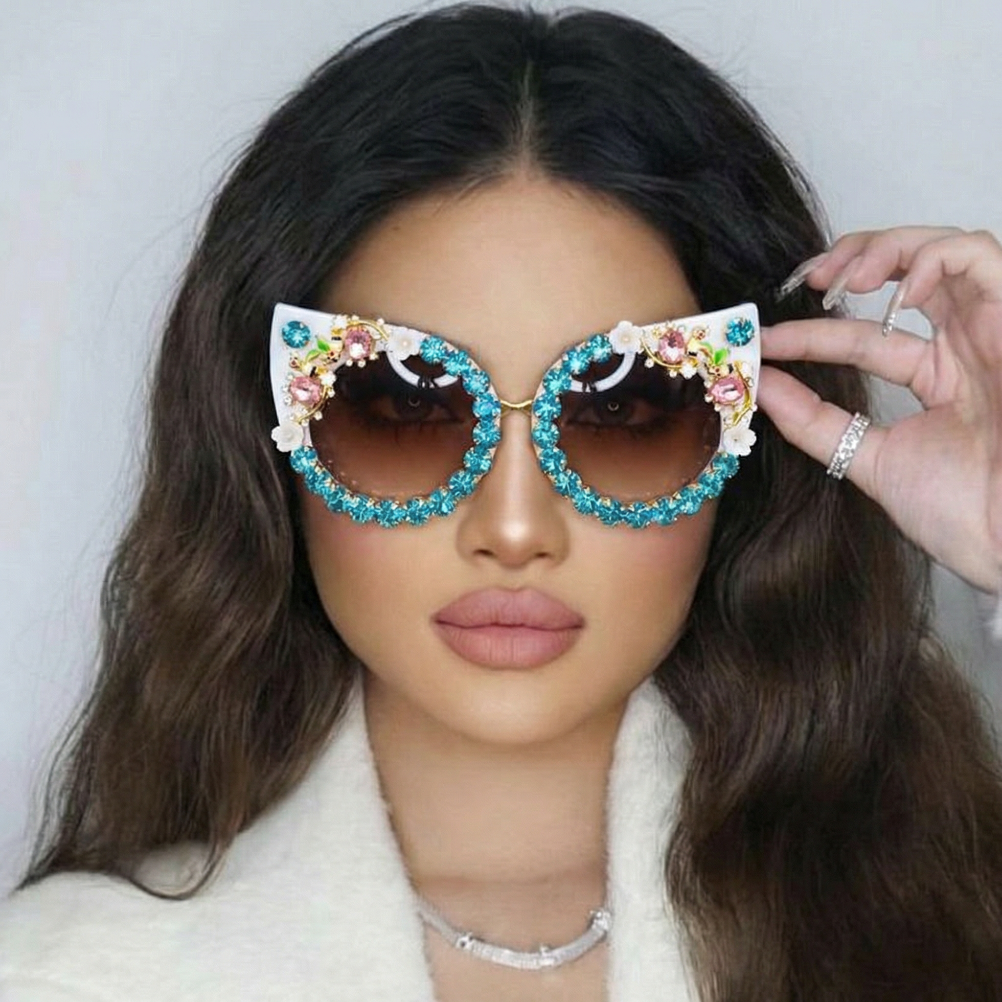 Cat-Eye Glasses #bx-80364