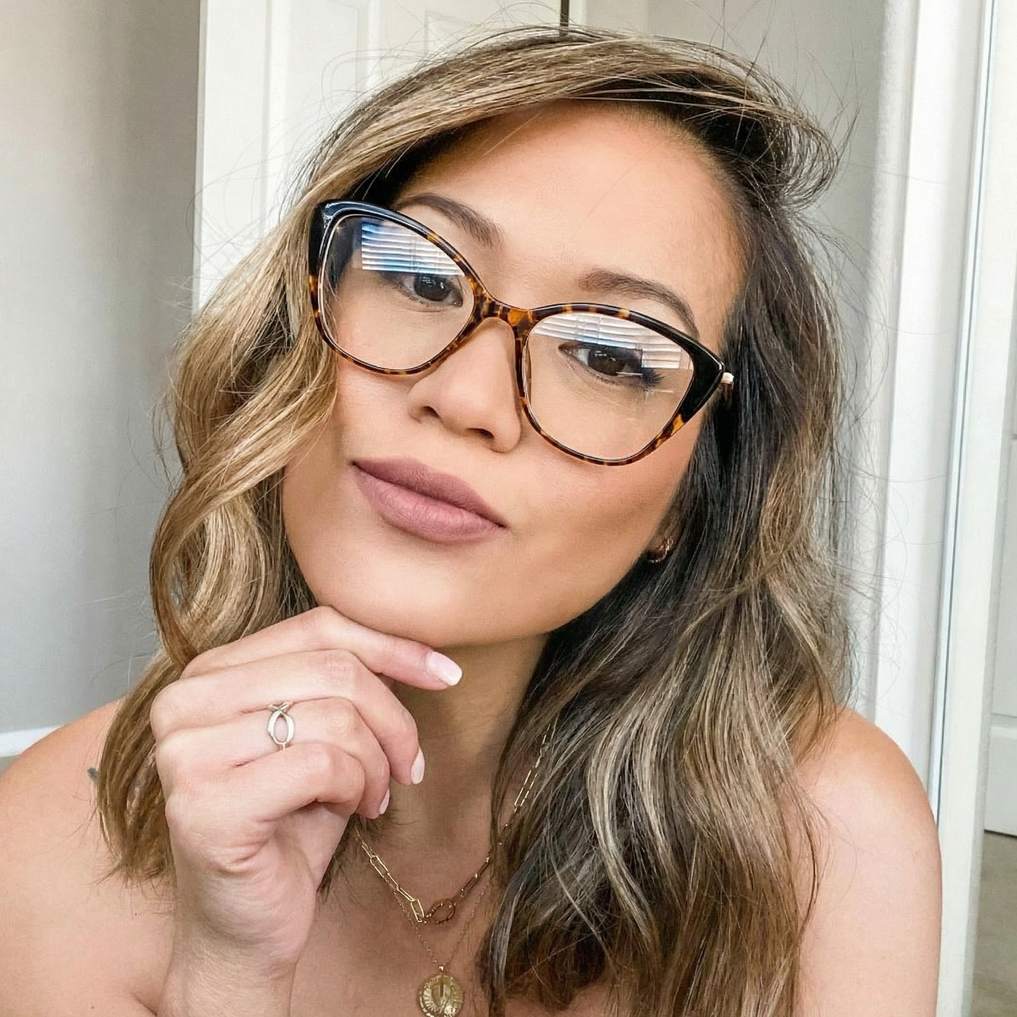 Cat-Eye Glasses #wr-87169