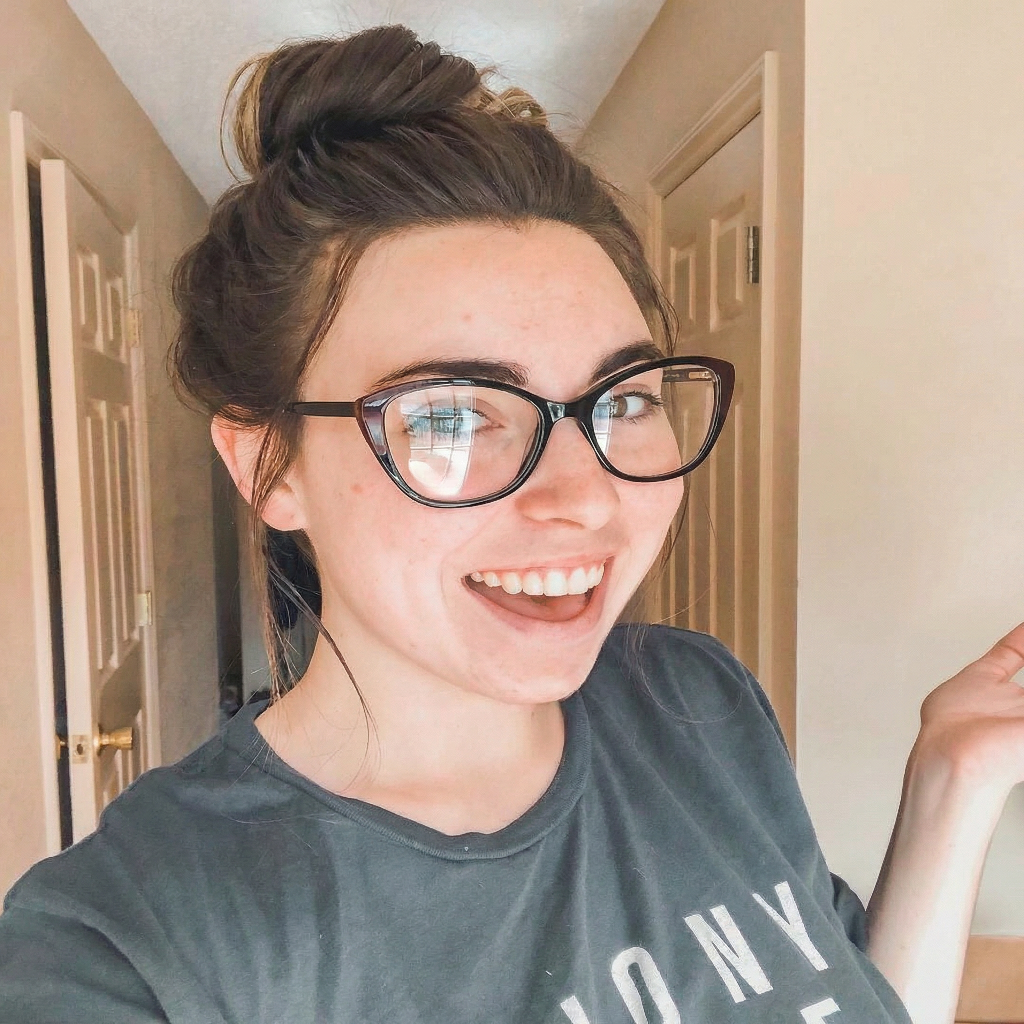 Cat-Eye Glasses #wr-87169