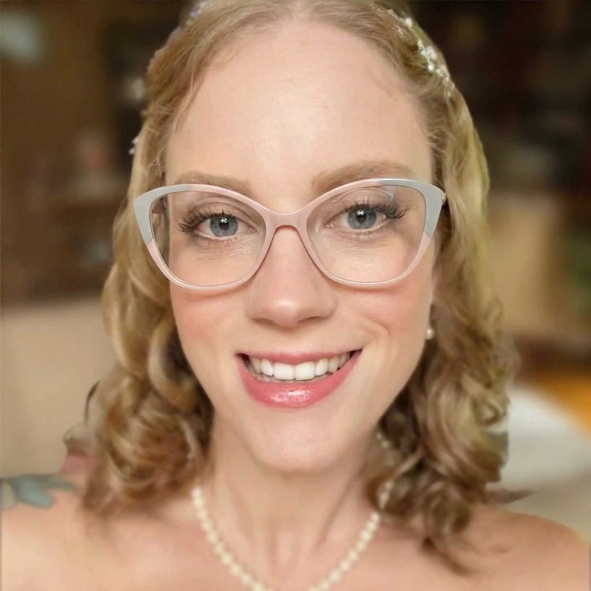 Cat-Eye Glasses #wr-87169