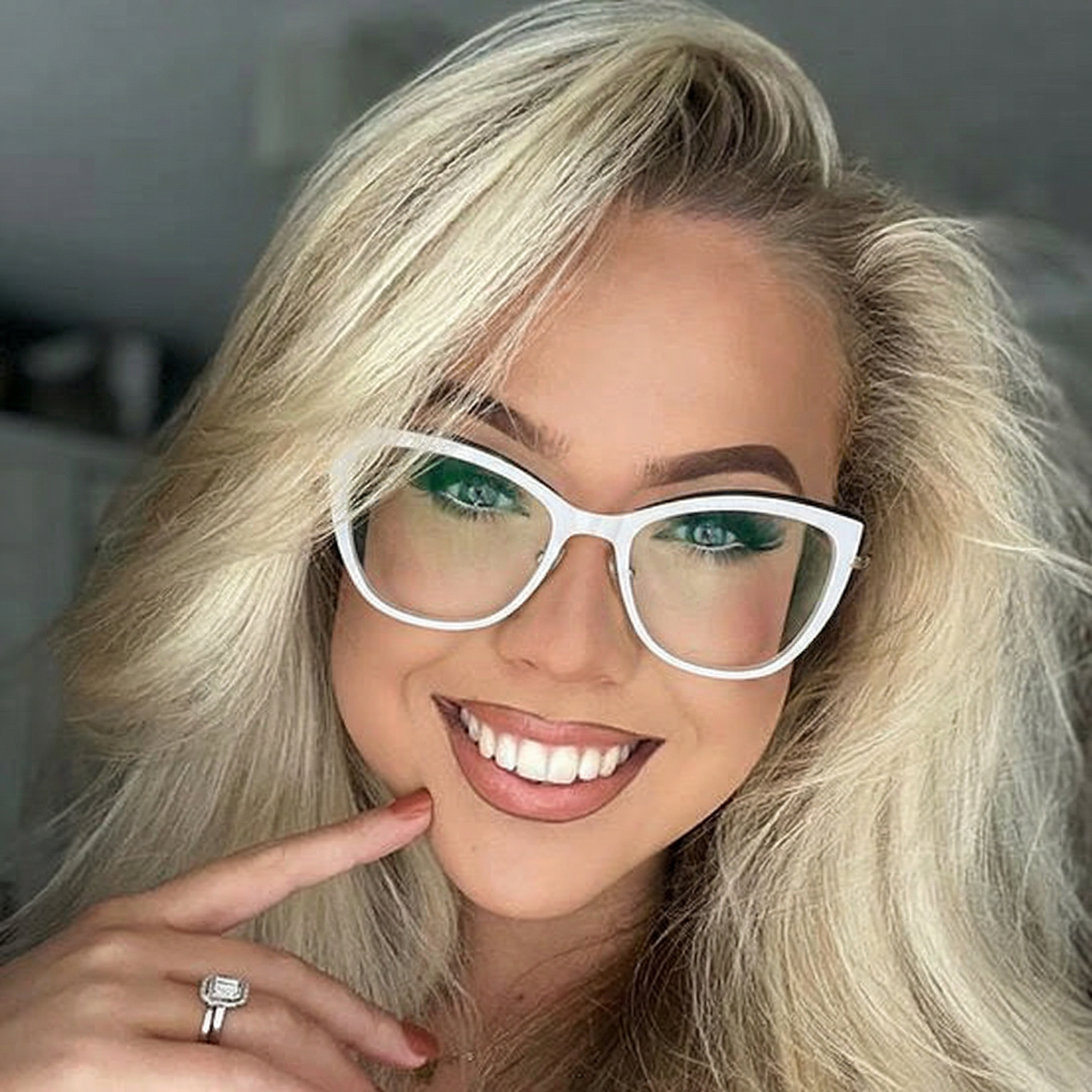 Cat-Eye Glasses #69-z505