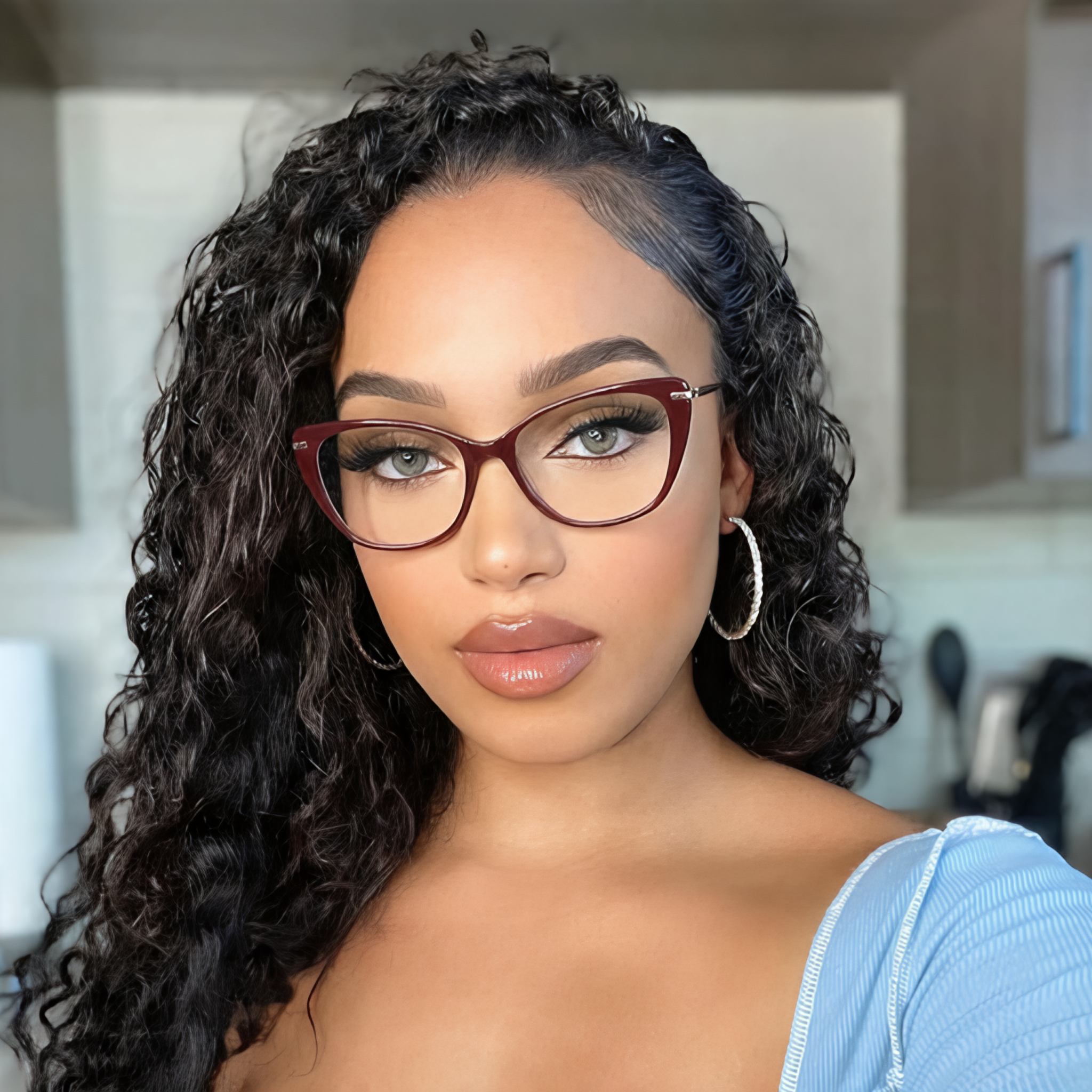 Cat-Eye Glasses #69-z507