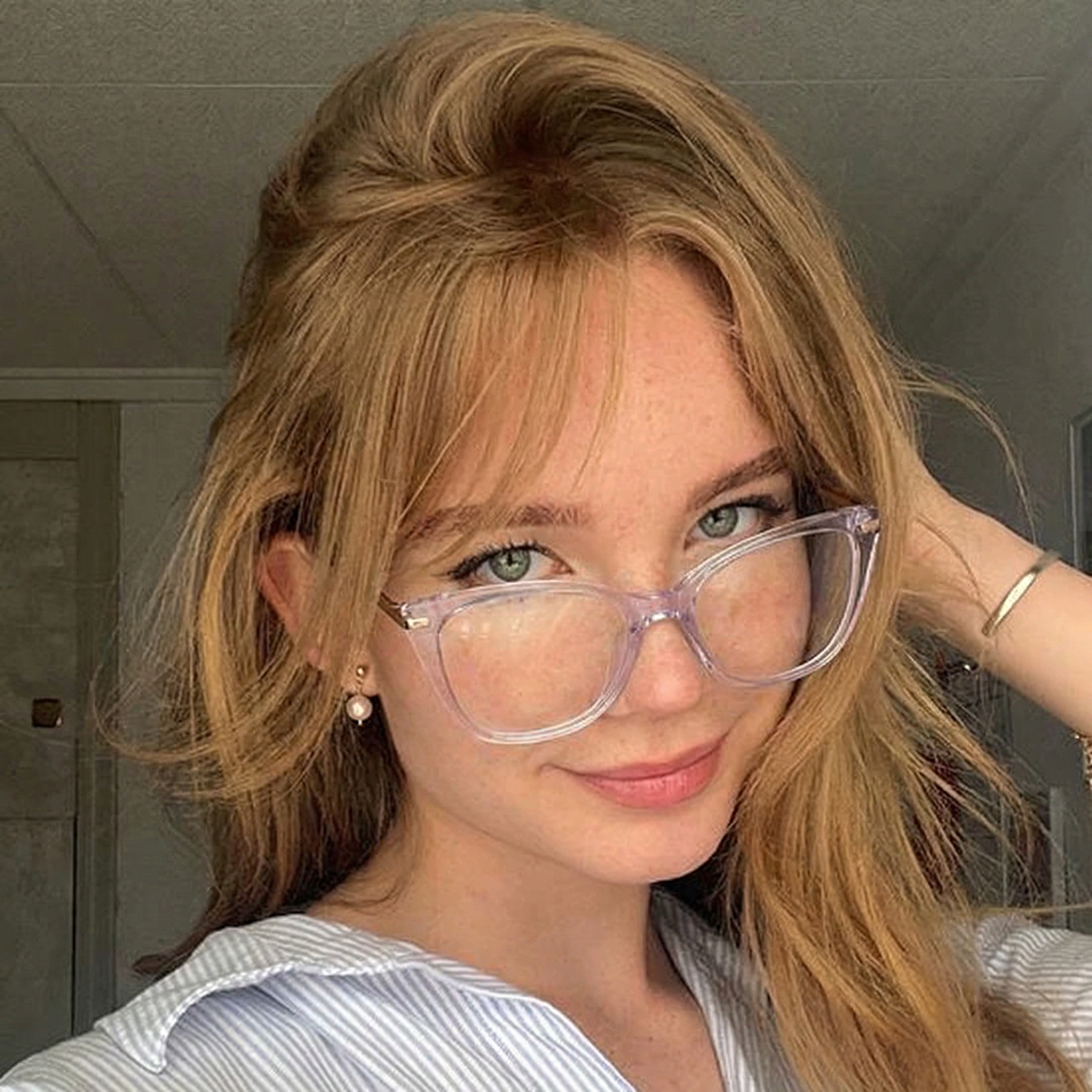 Cat-Eye Glasses #69-z507