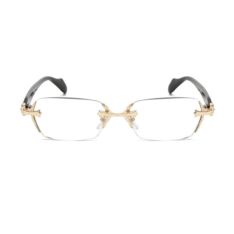 Rimless Rectangle Glasses #ml-3302