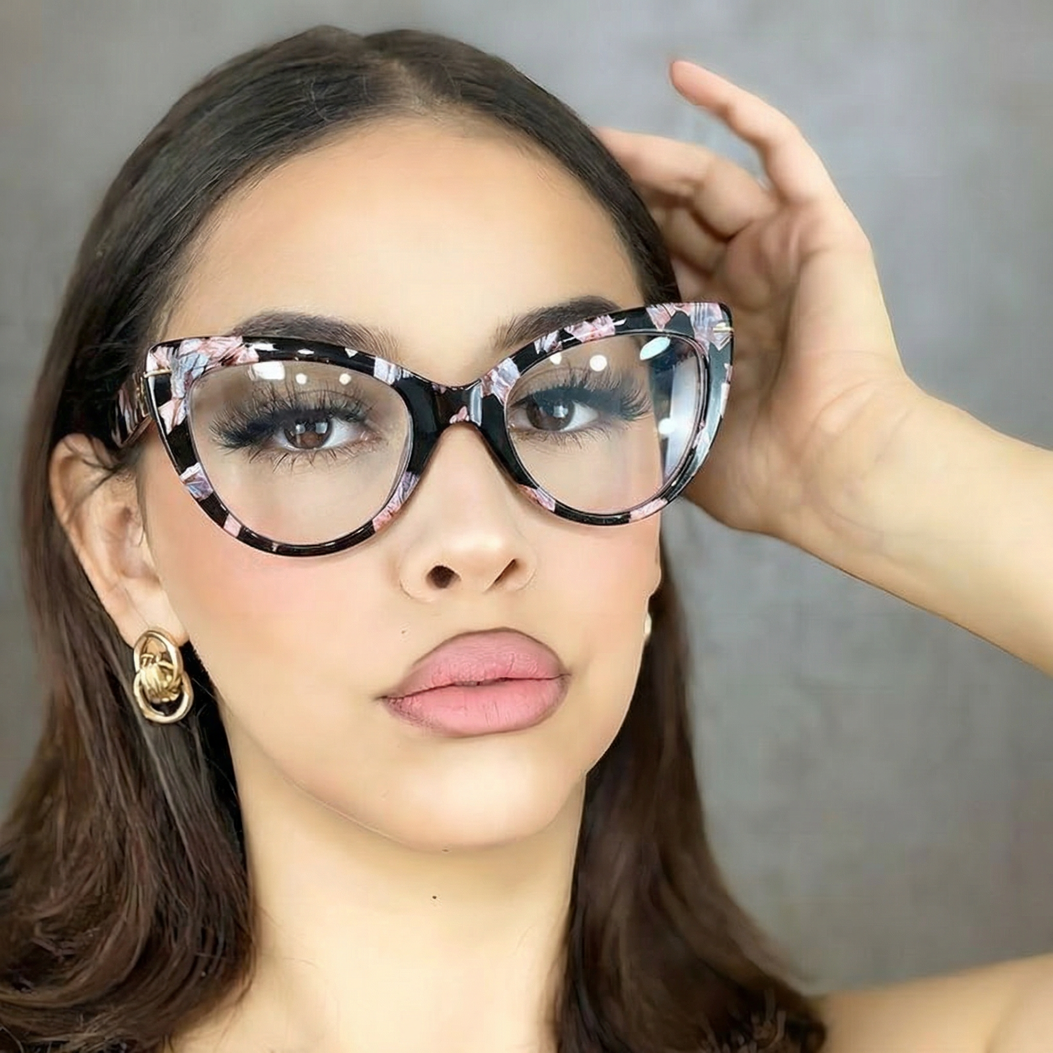 Cat-Eye Glasses #sjjz-072