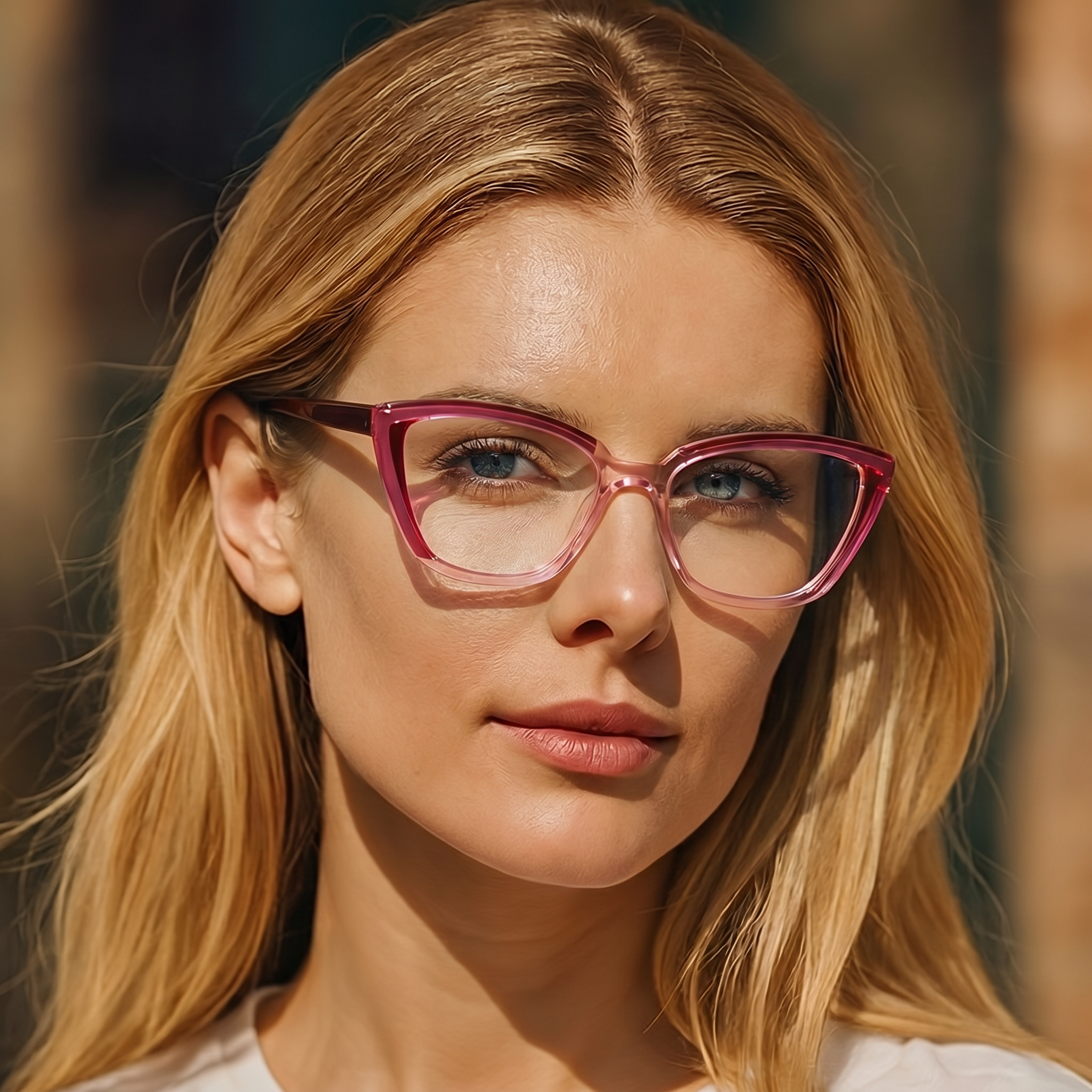 Cat-Eye Glasses #yh-879