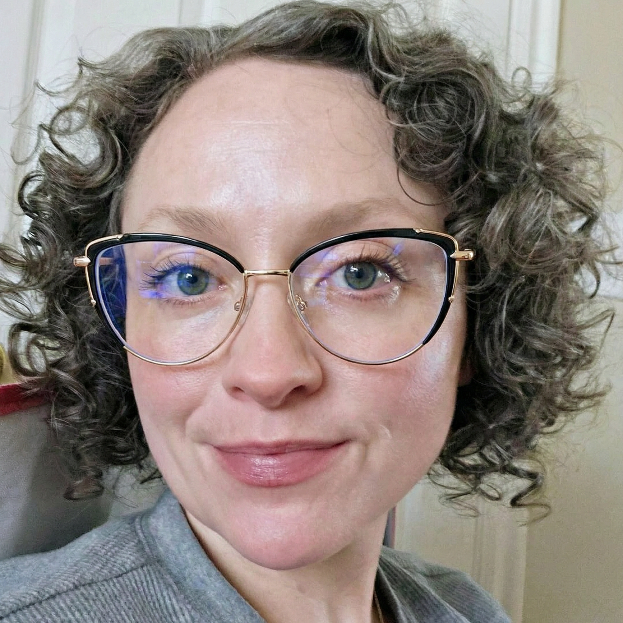 Cat-Eye Glasses #wr-87069