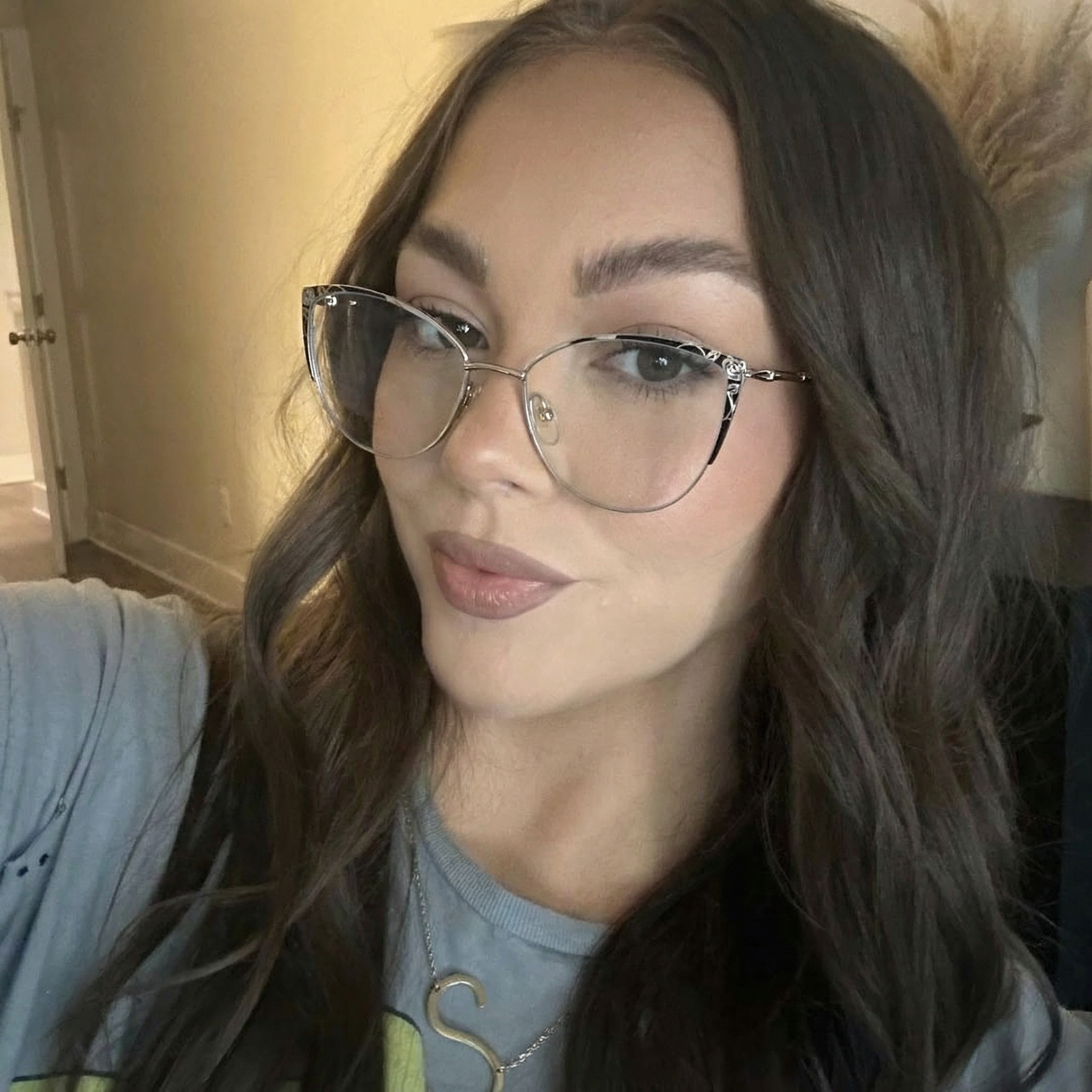 Cat-Eye Glasses #wr-87198